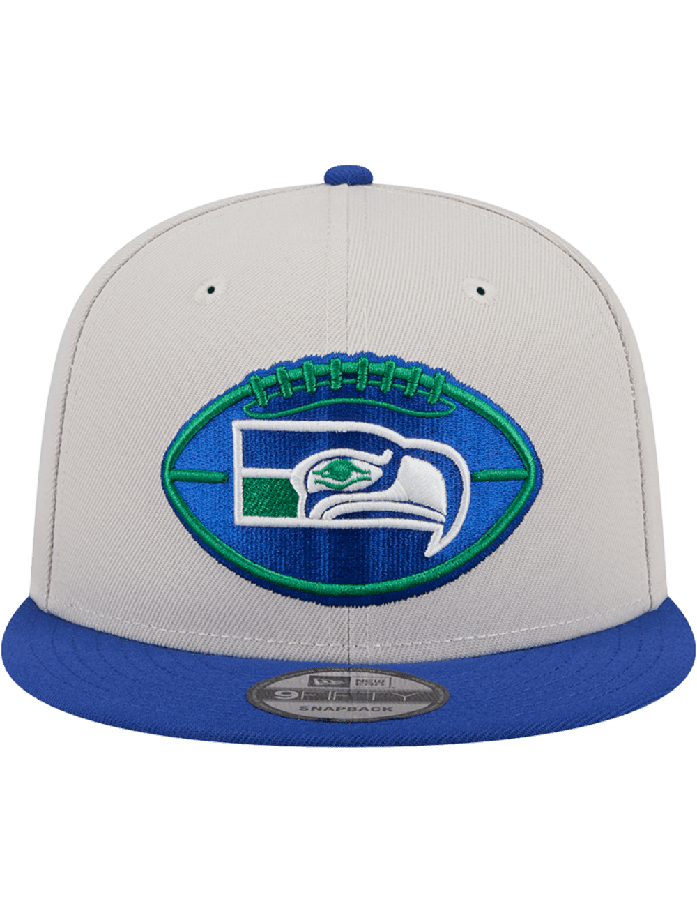 Seattle Seahawks New Era NFL 24 Sideline Historic 9FIFTY Snapback Hat - Stone