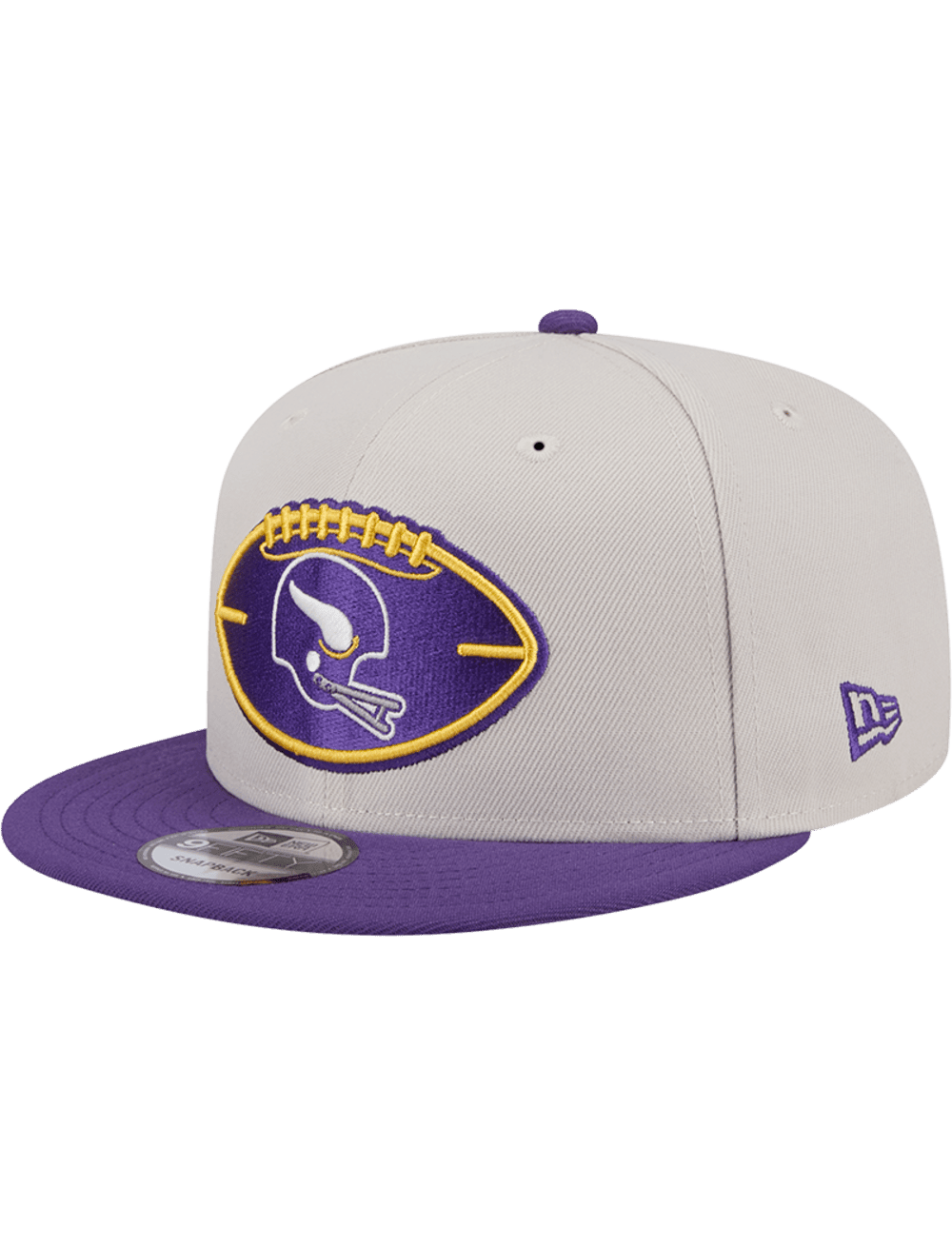 Minnesota Vikings New Era NFL 24 Sideline Historic 9FIFTY Snapback Hat - Stone