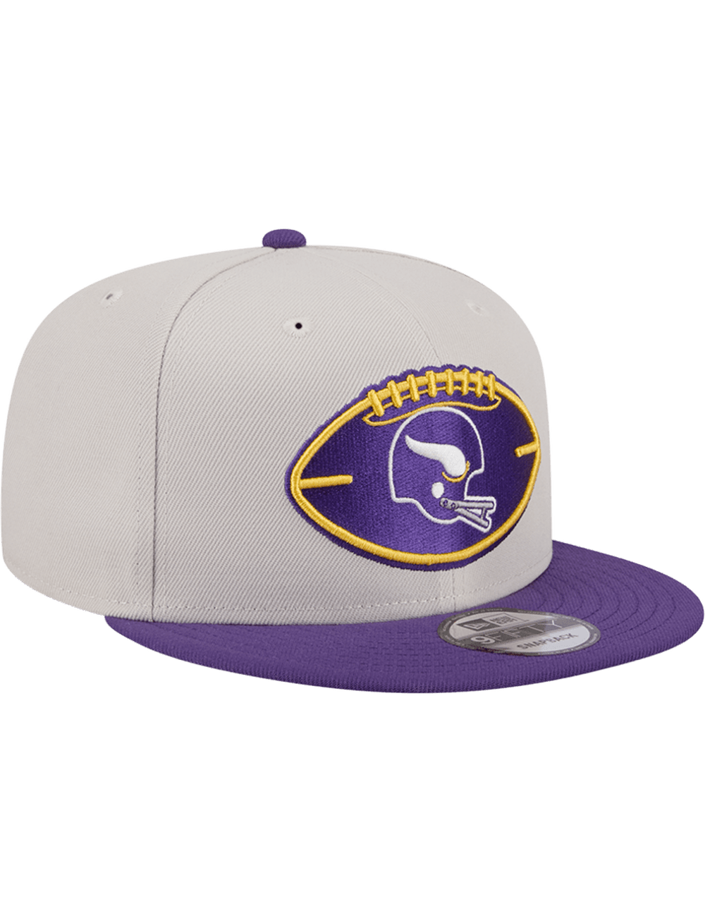 Minnesota Vikings New Era NFL 24 Sideline Historic 9FIFTY Snapback Hat - Stone