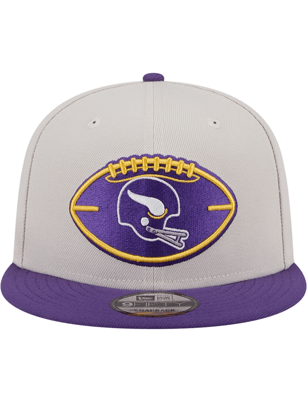 Minnesota Vikings New Era NFL 24 Sideline Historic 9FIFTY Snapback Hat - Stone