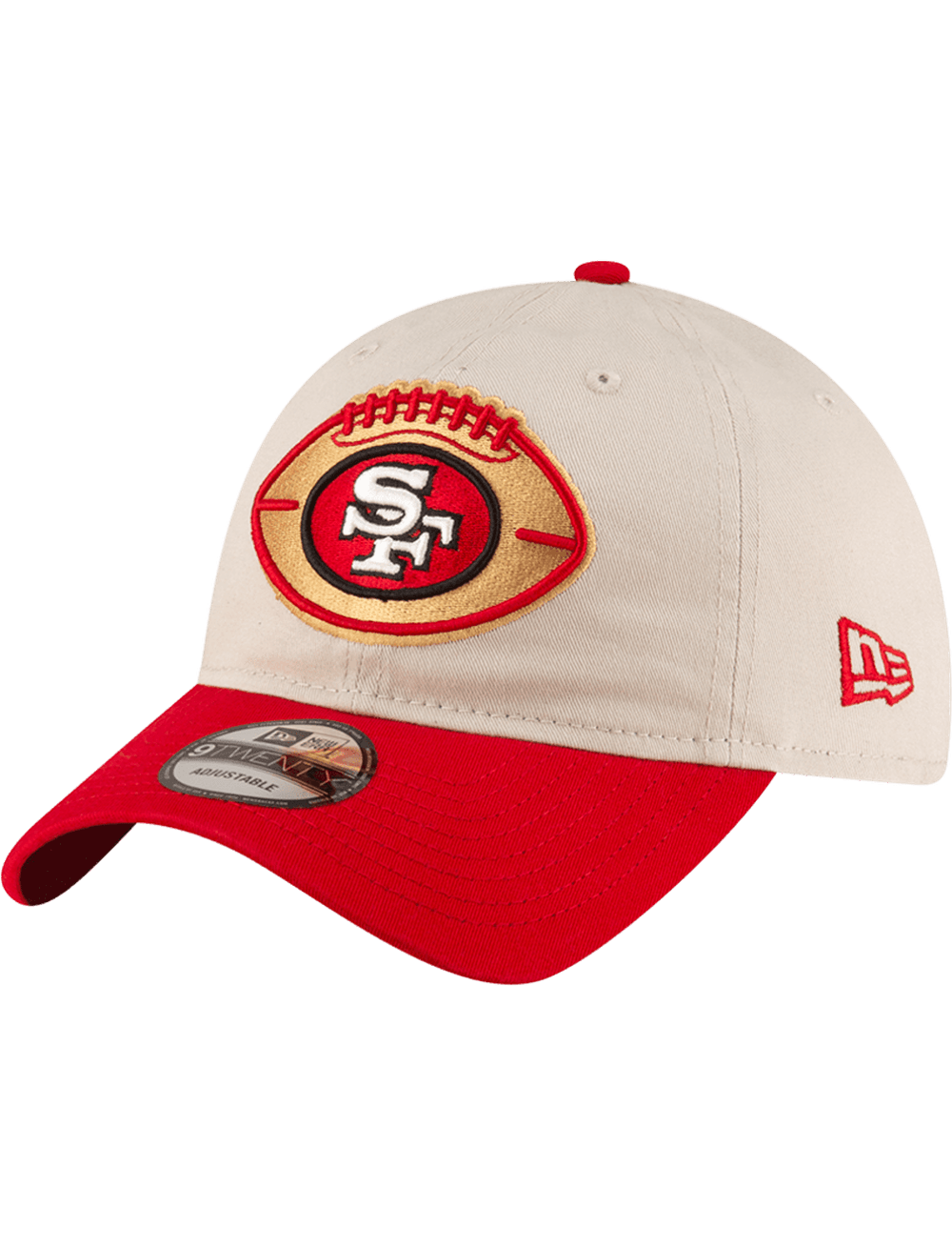 San Francisco 49ers New Era NFL 24 Sideline Historic 9TWENTY Strapback Hat - Stone