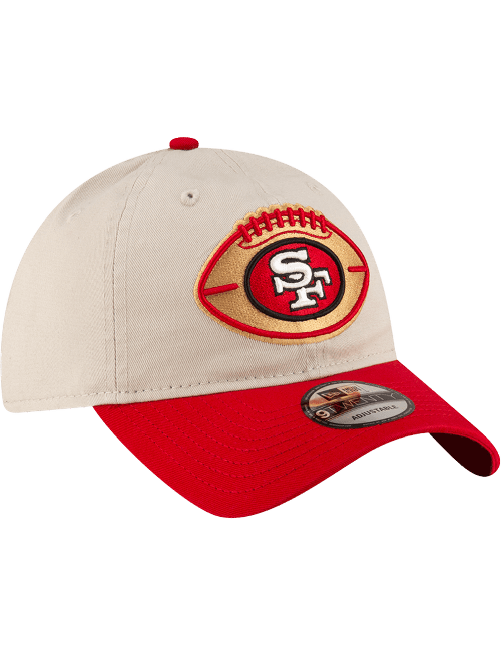 San Francisco 49ers New Era NFL 24 Sideline Historic 9TWENTY Strapback Hat - Stone