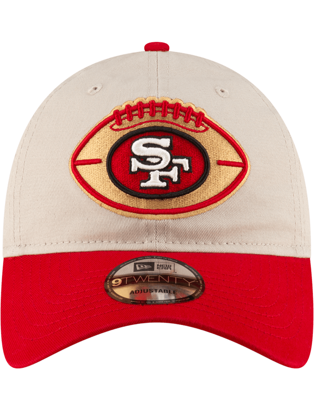 San Francisco 49ers New Era NFL 24 Sideline Historic 9TWENTY Strapback Hat - Stone