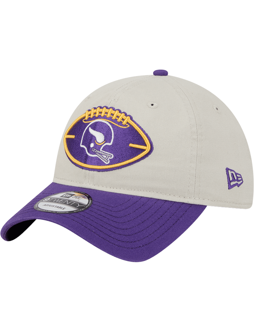 Minnesota Vikings New Era NFL 24 Sideline Historic 9TWENTY Strapback Hat