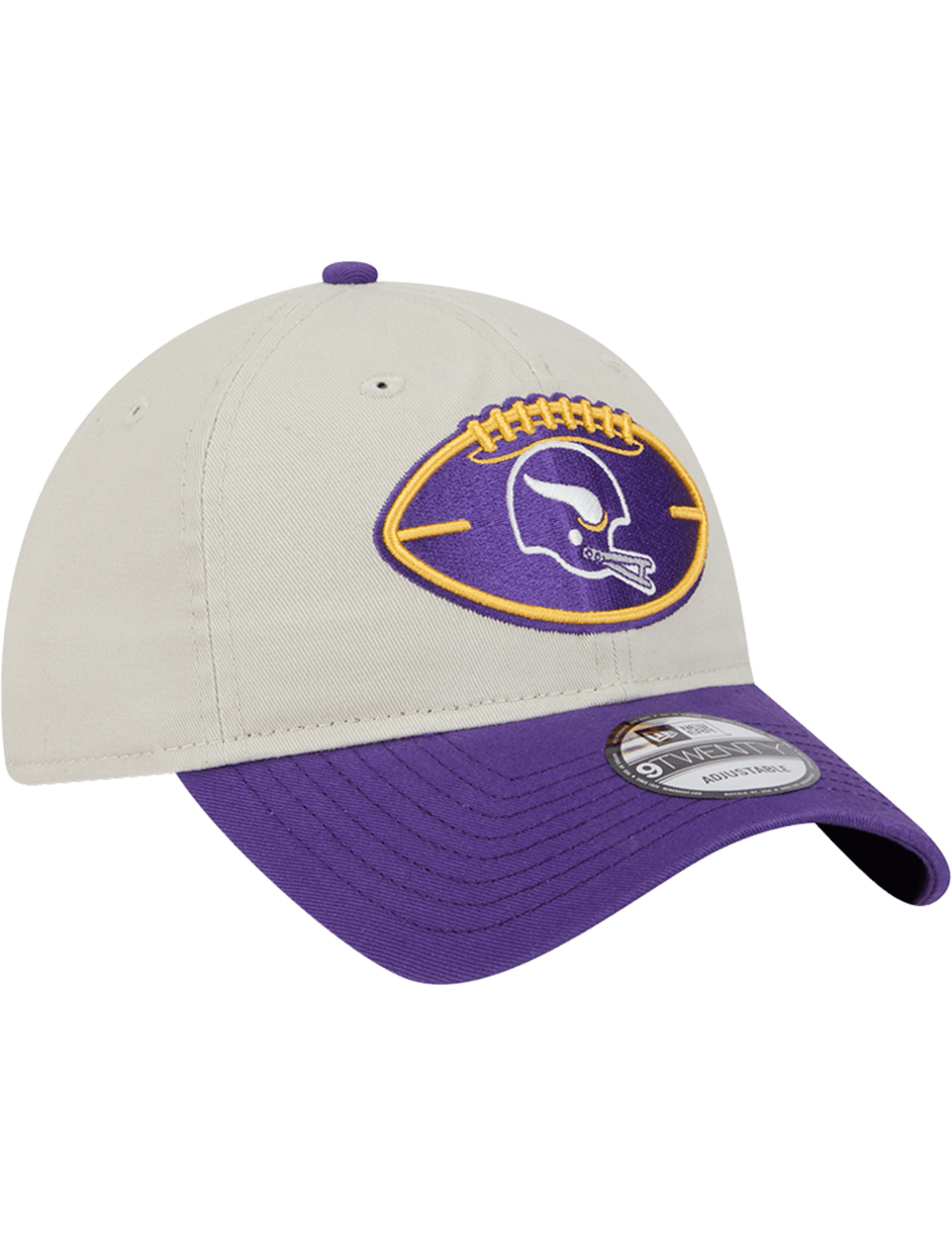 Minnesota Vikings New Era NFL 24 Sideline Historic 9TWENTY Strapback Hat