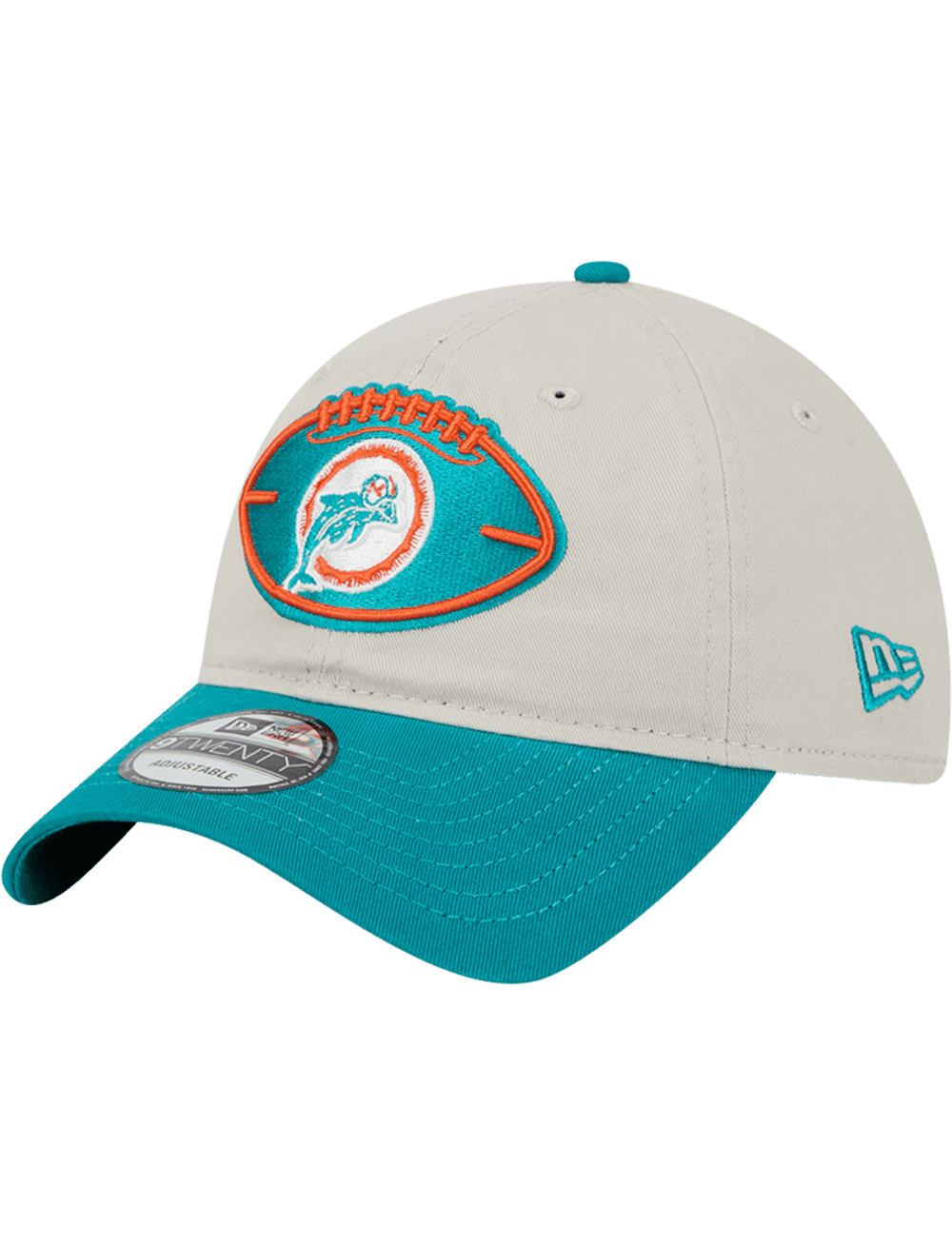 Miami Dolphins New Era NFL 24 Sideline Historic 9TWENTY Strapback Hat