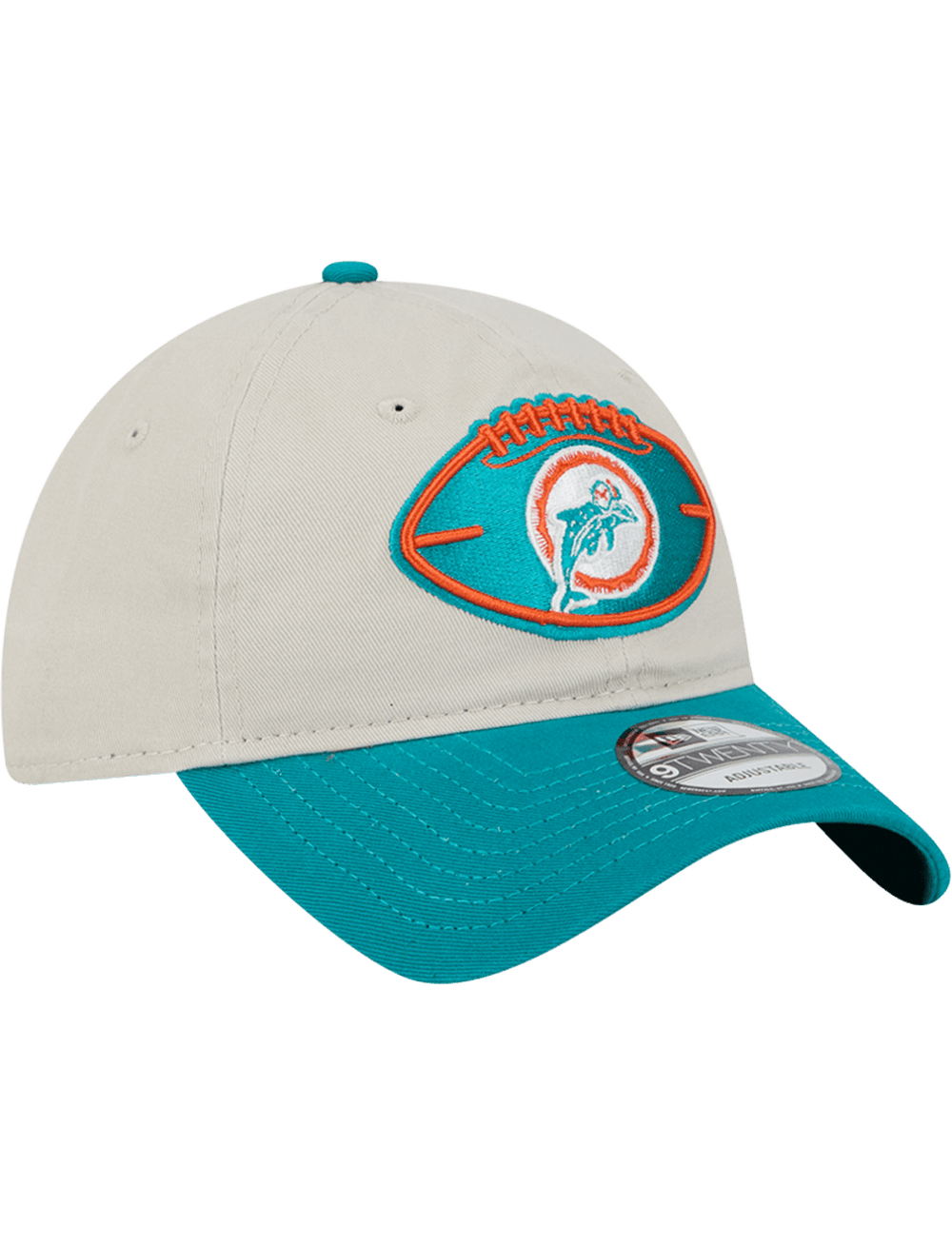 Miami Dolphins New Era NFL 24 Sideline Historic 9TWENTY Strapback Hat