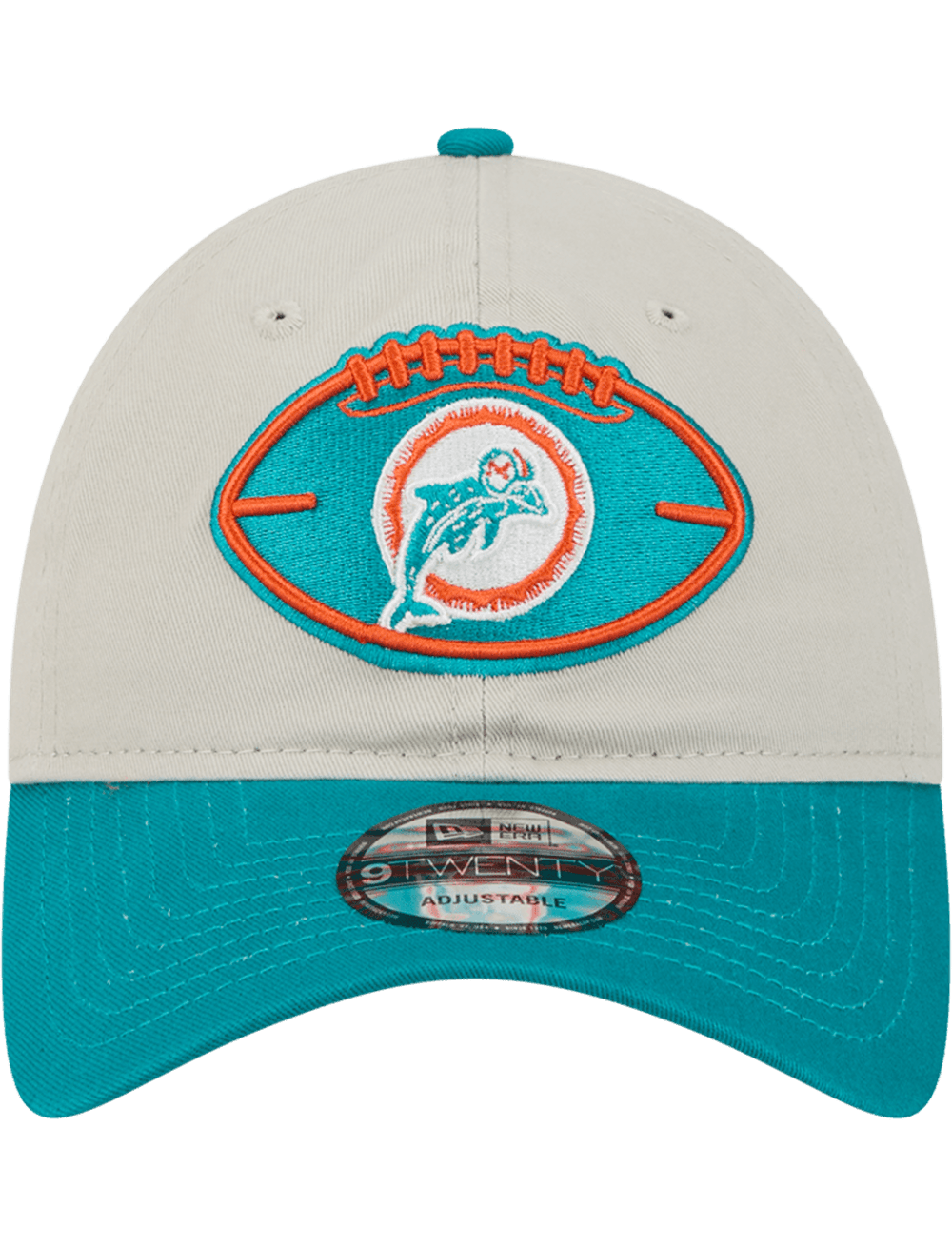 Miami Dolphins New Era NFL 24 Sideline Historic 9TWENTY Strapback Hat