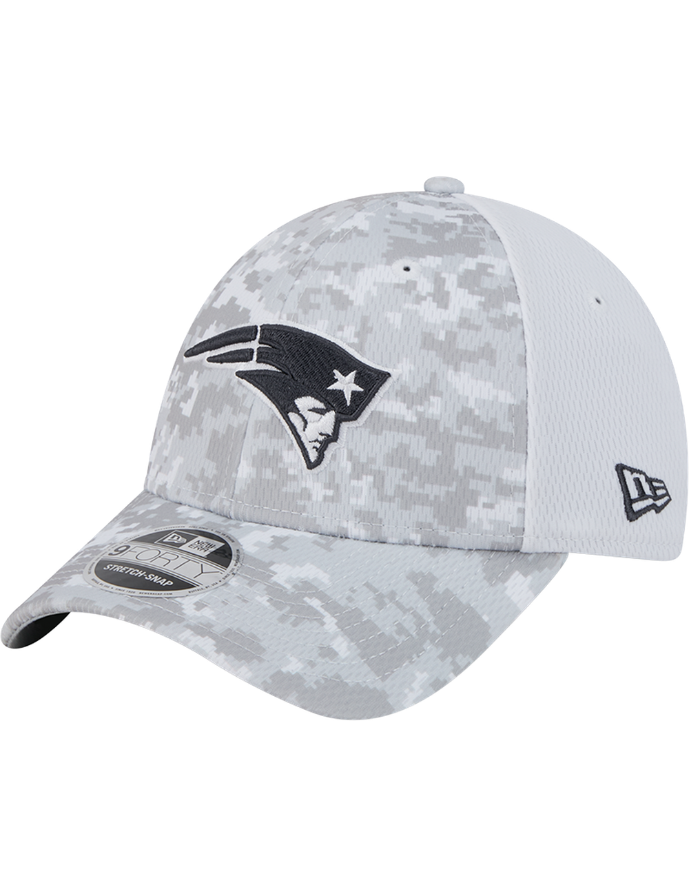 New England Patriots New Era NFL 24 Salute To Service 9FORTY Stretch-Snapback Hat