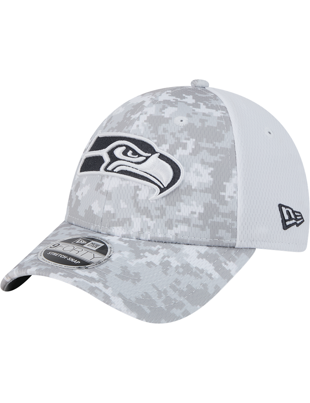 Seattle Seahawks New Era NFL 24 Salute To Service 9FORTY Stretch-Snapback Hat