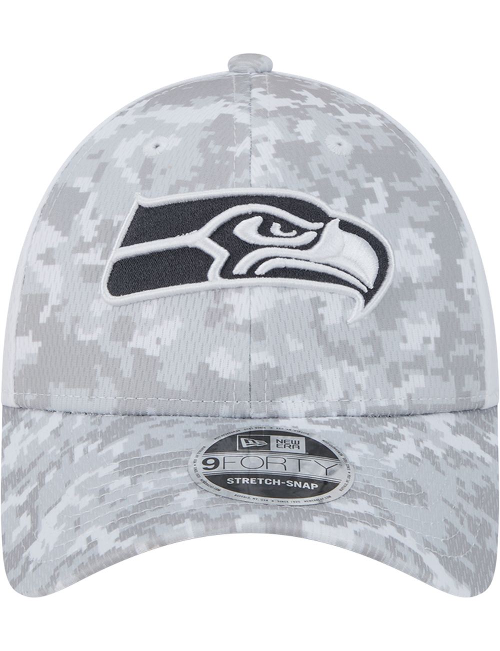 Seattle Seahawks New Era NFL 24 Salute To Service 9FORTY Stretch-Snapback Hat