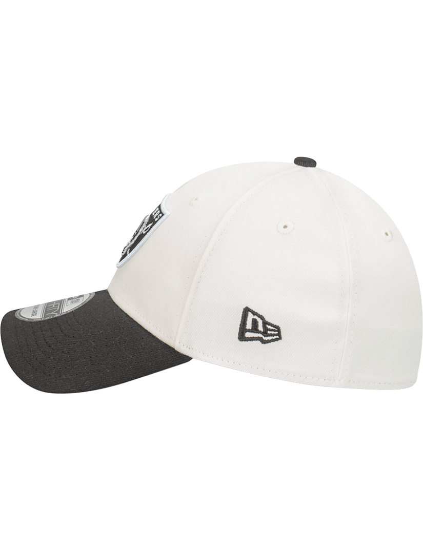 Las Vegas Raiders New Era NFL Team 2T 39THIRTY Stretch-Fit Hat - Chrome