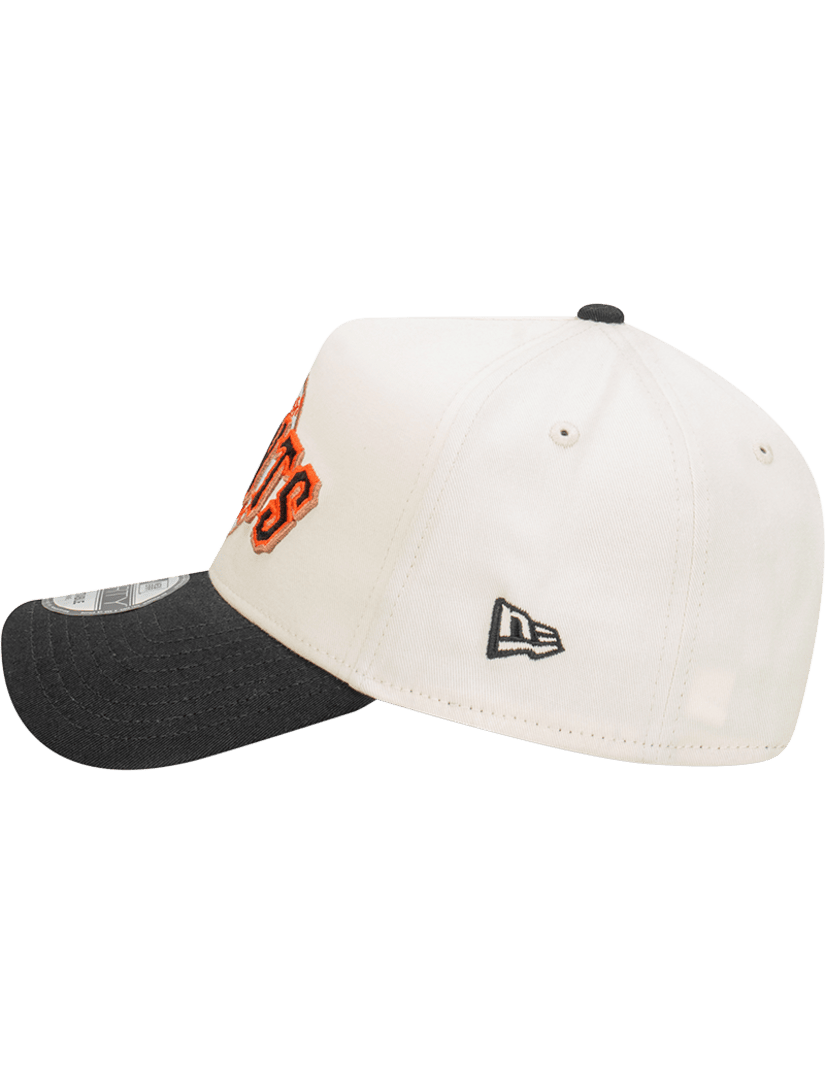 San Francisco Giants New Era MLB Baseball Patch 9FORTY A-Frame Snapback - Chrome