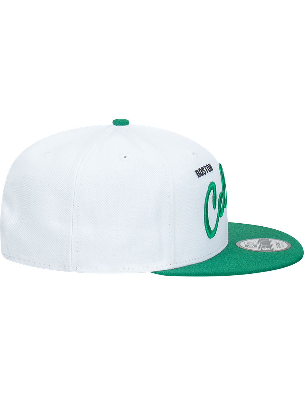 Boston Celtics New Era NBA Vintage Script 9FIFTY Snapback Hat - White