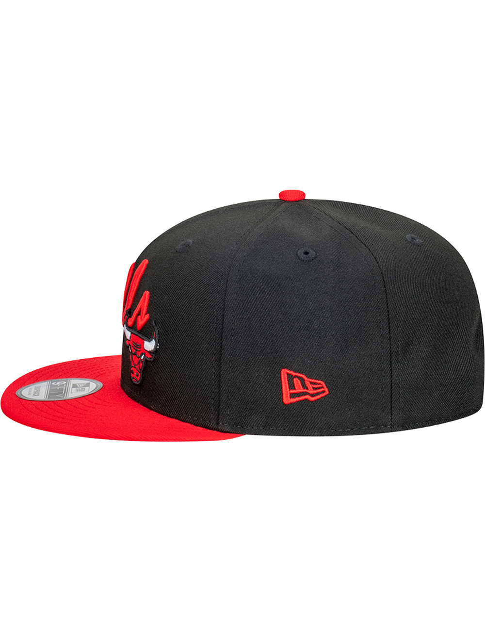 Chicago Bulls New Era NBA Vintage Script 9FIFTY Snapback Hat - Black