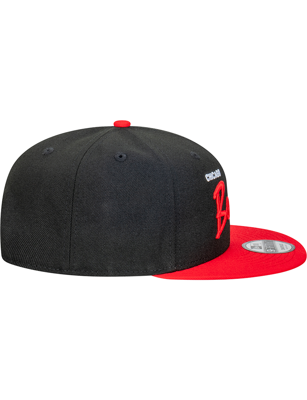 Chicago Bulls New Era NBA Vintage Script 9FIFTY Snapback Hat - Black