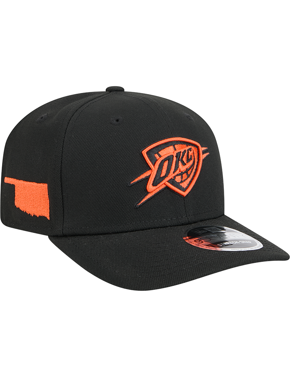 Oklahoma City Thunder New Era NBA 24-25 City Edition Alt 9SEVENTY Snapback Hat - Black