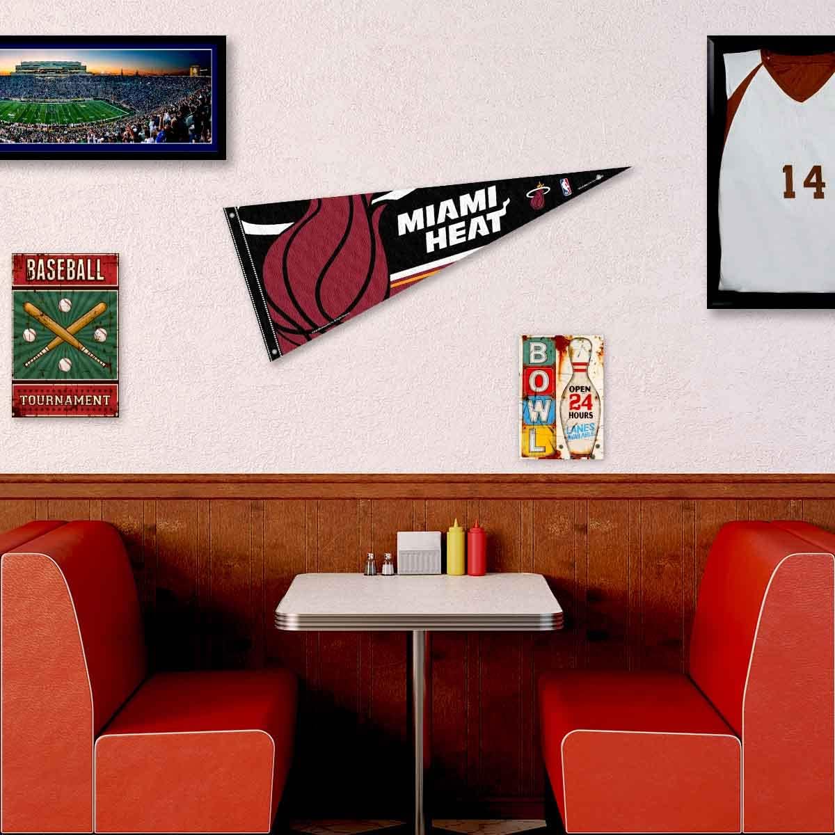 Miami Heat Wincraft NBA 12 x 30" Premium Felt Pennant