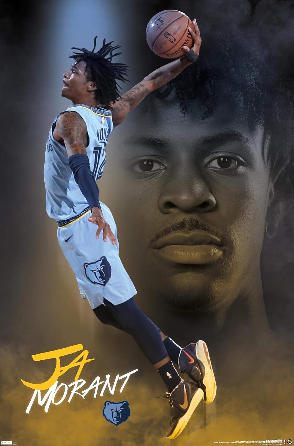 Ja Morant Memphis Grizzlies Trends NBA 61 x 91.5cm Poster