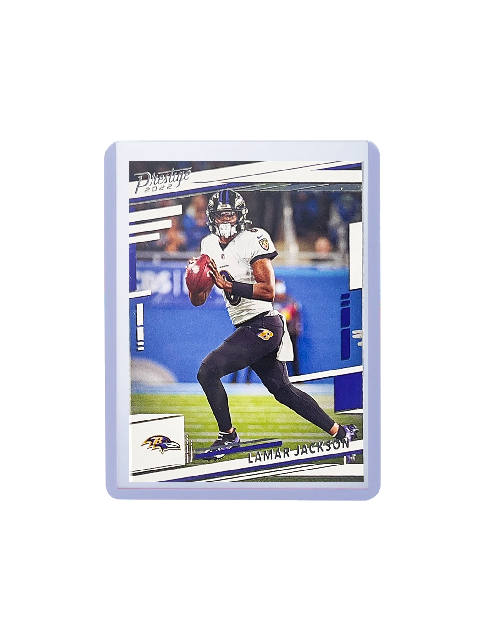 Lamar Jackson Balitmore Ravens Panini NFL 2022 Prestige Base 20 Card