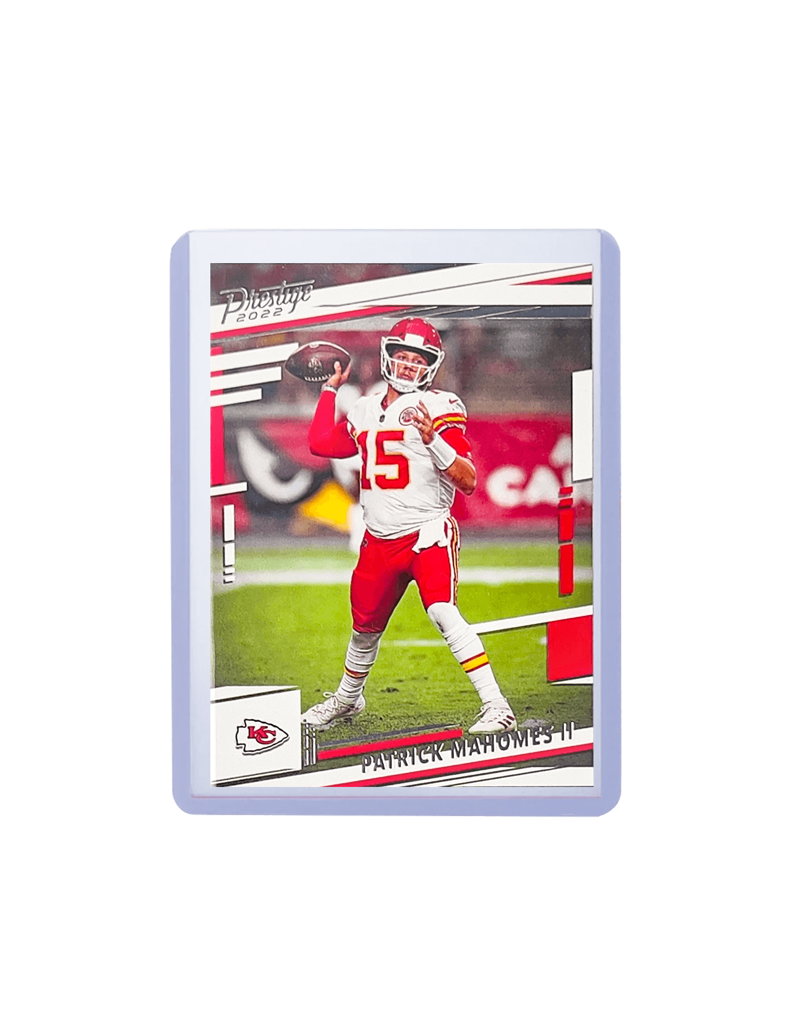 Patrick Mahomes Kansas City Chiefs Panini NFL 22 Prestige Base 141 Card