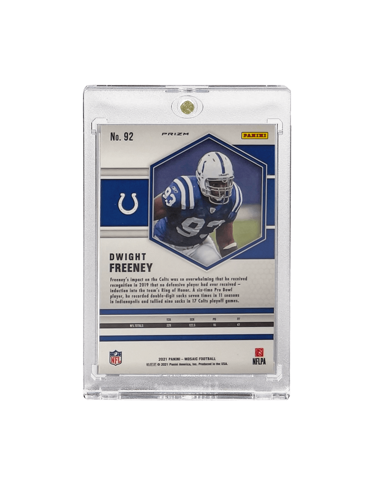 Dwight Freeney Indianapolis Colts Panini NFL Mosaic Genesis 92 Card