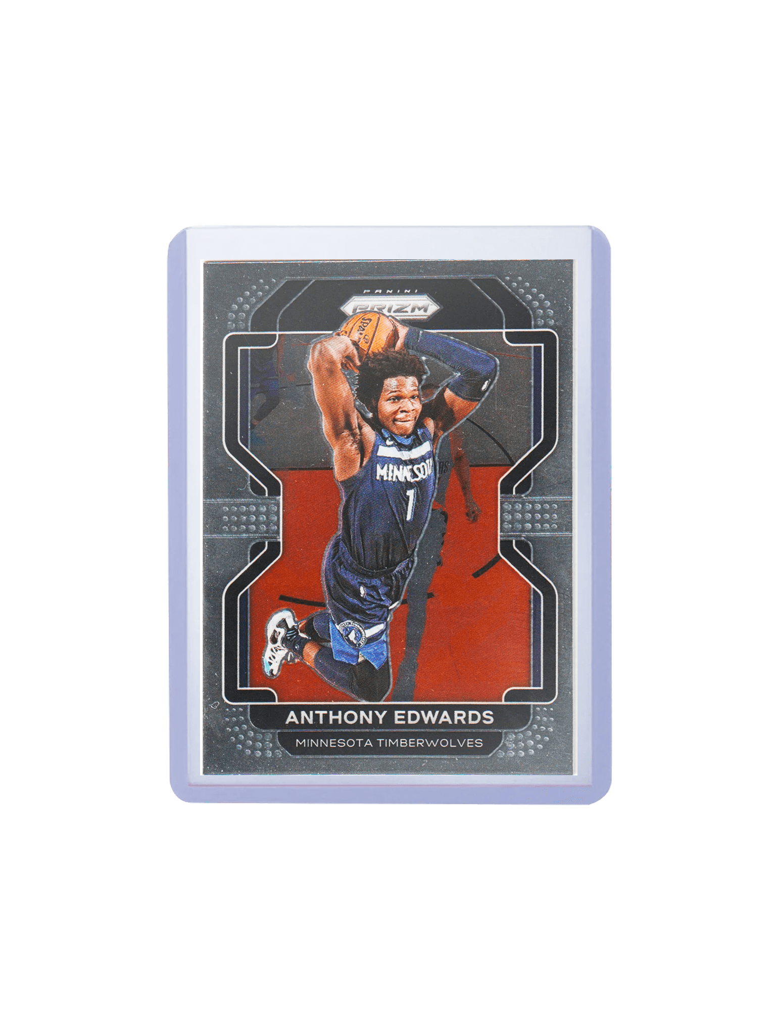 Anthony Edwards Minnesota Timberwolves Panini NBA 21-22 Prizm 37 Base Card