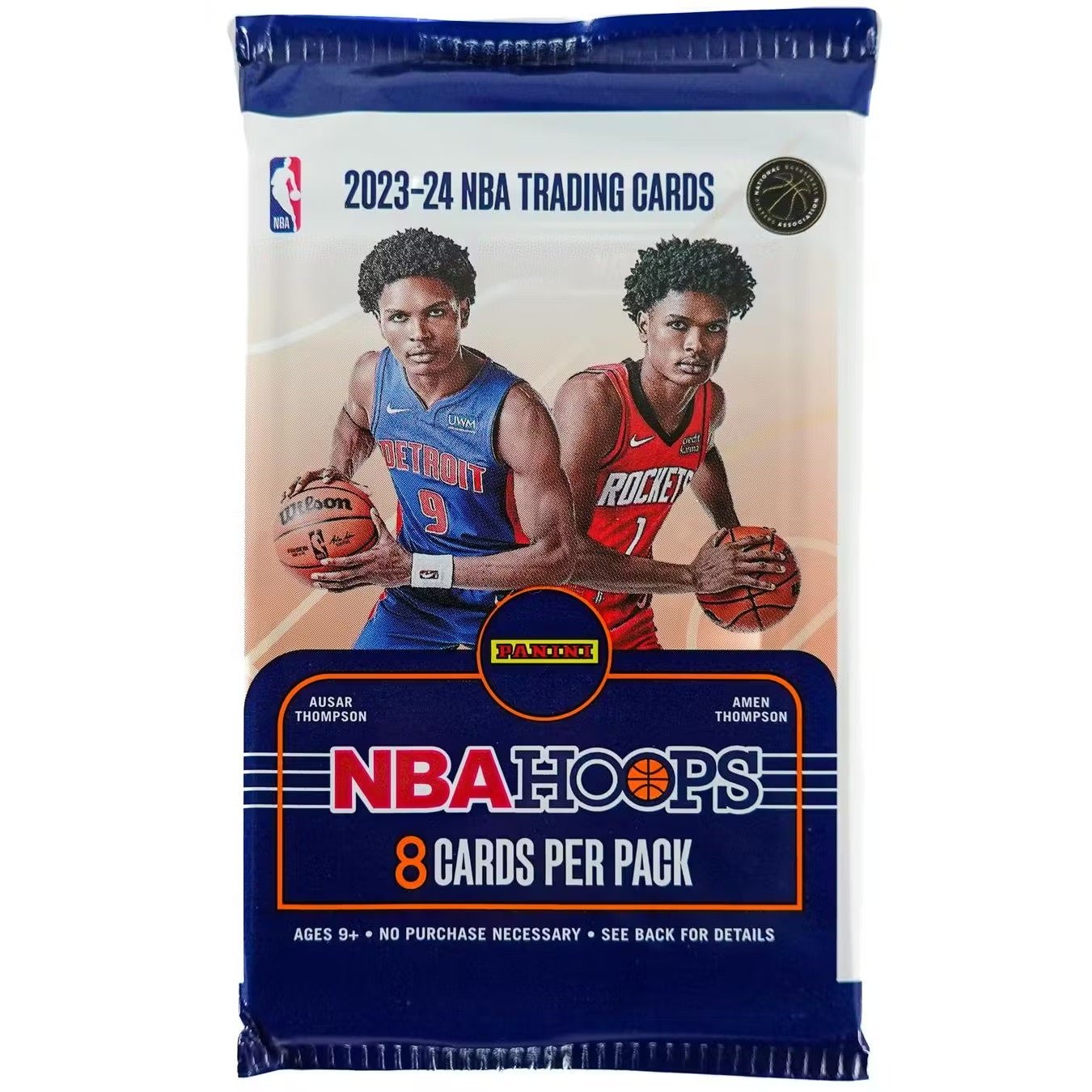 2023-24 NBA Panini Hoops Basketball Trading Card 8 Card Pack