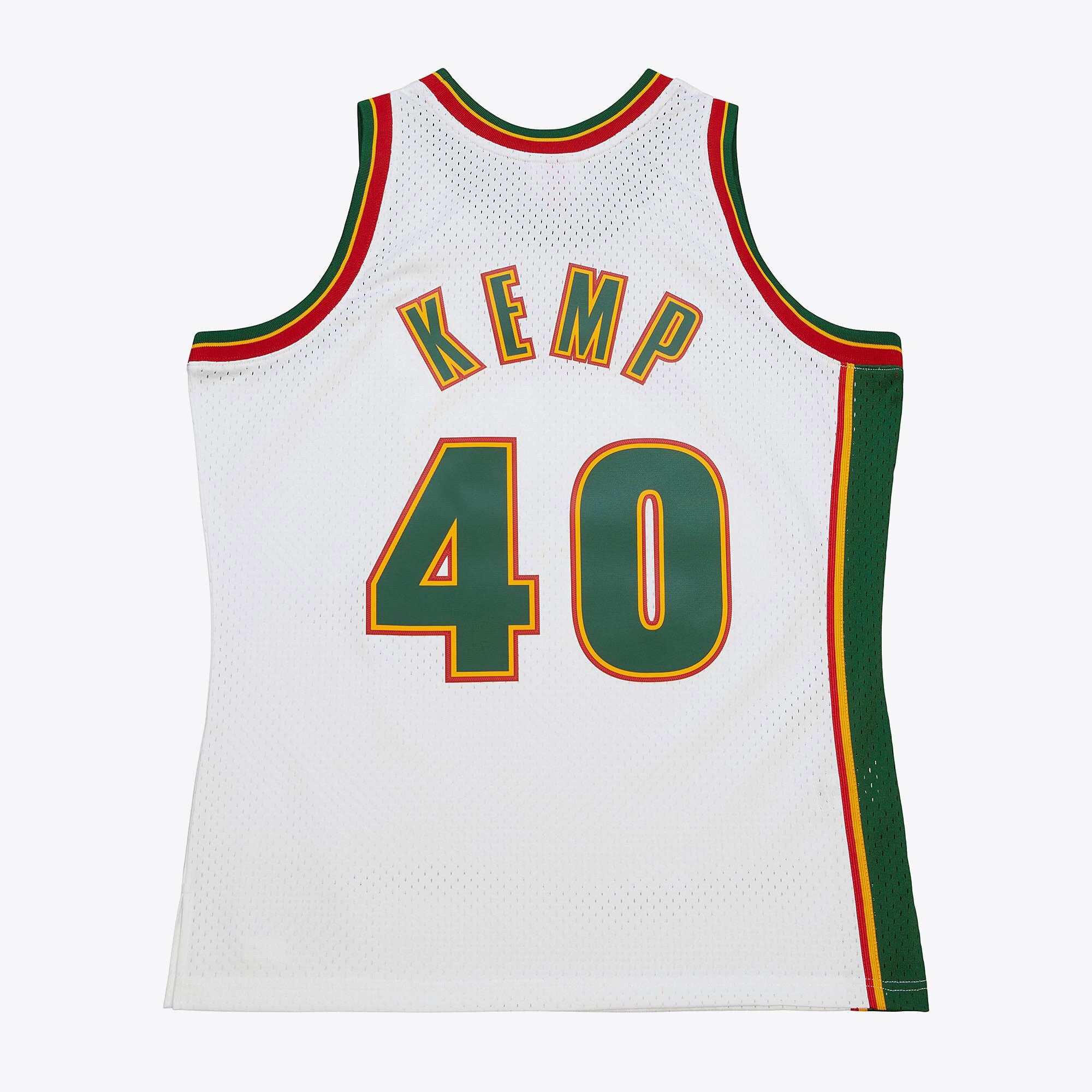 Shawn Kemp Seattle Supersonics Mitchell & Ness NBA 95-96 Swingman Jersey - White