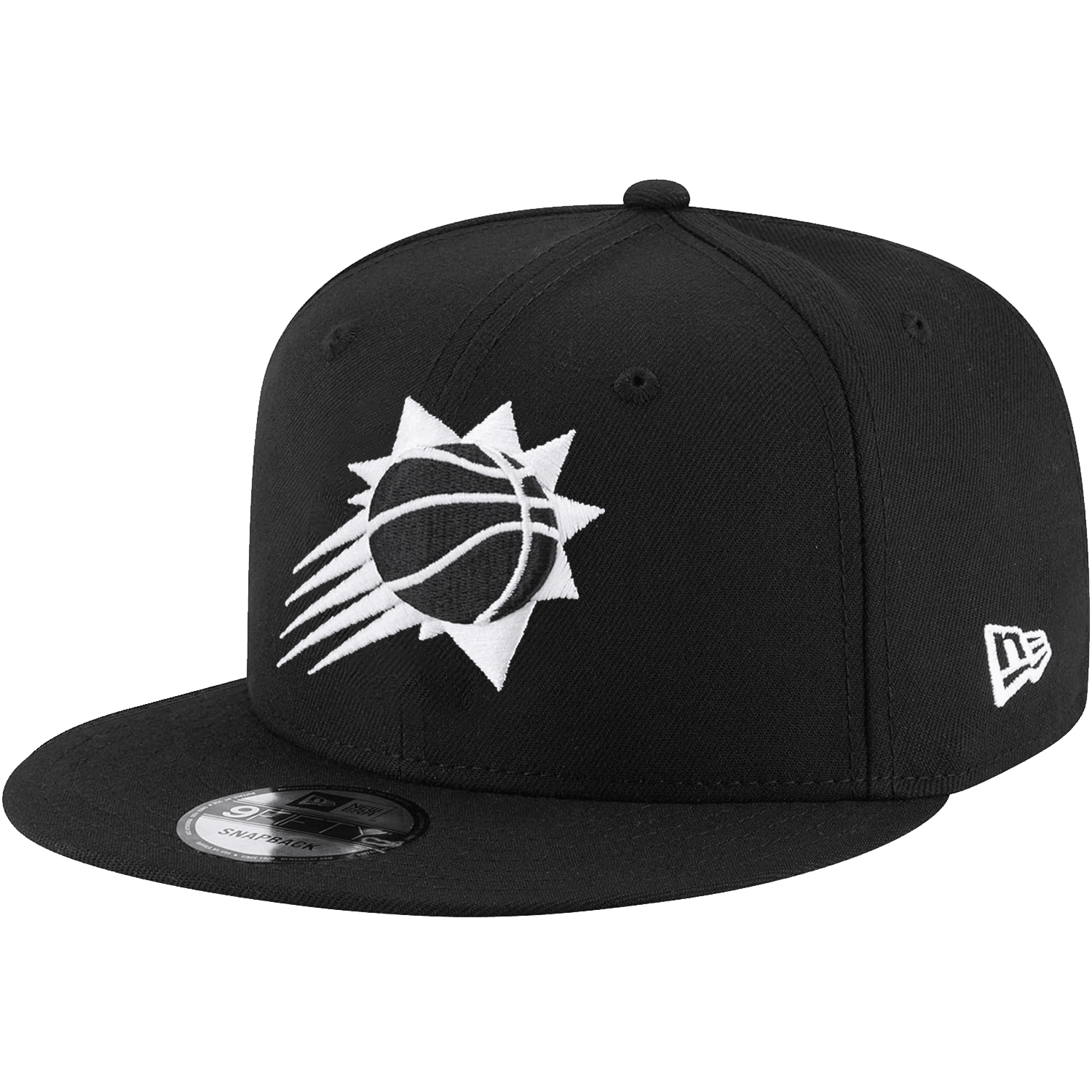 Phoenix Suns New Era NBA Black & White 9FIFTY Snapback Hat