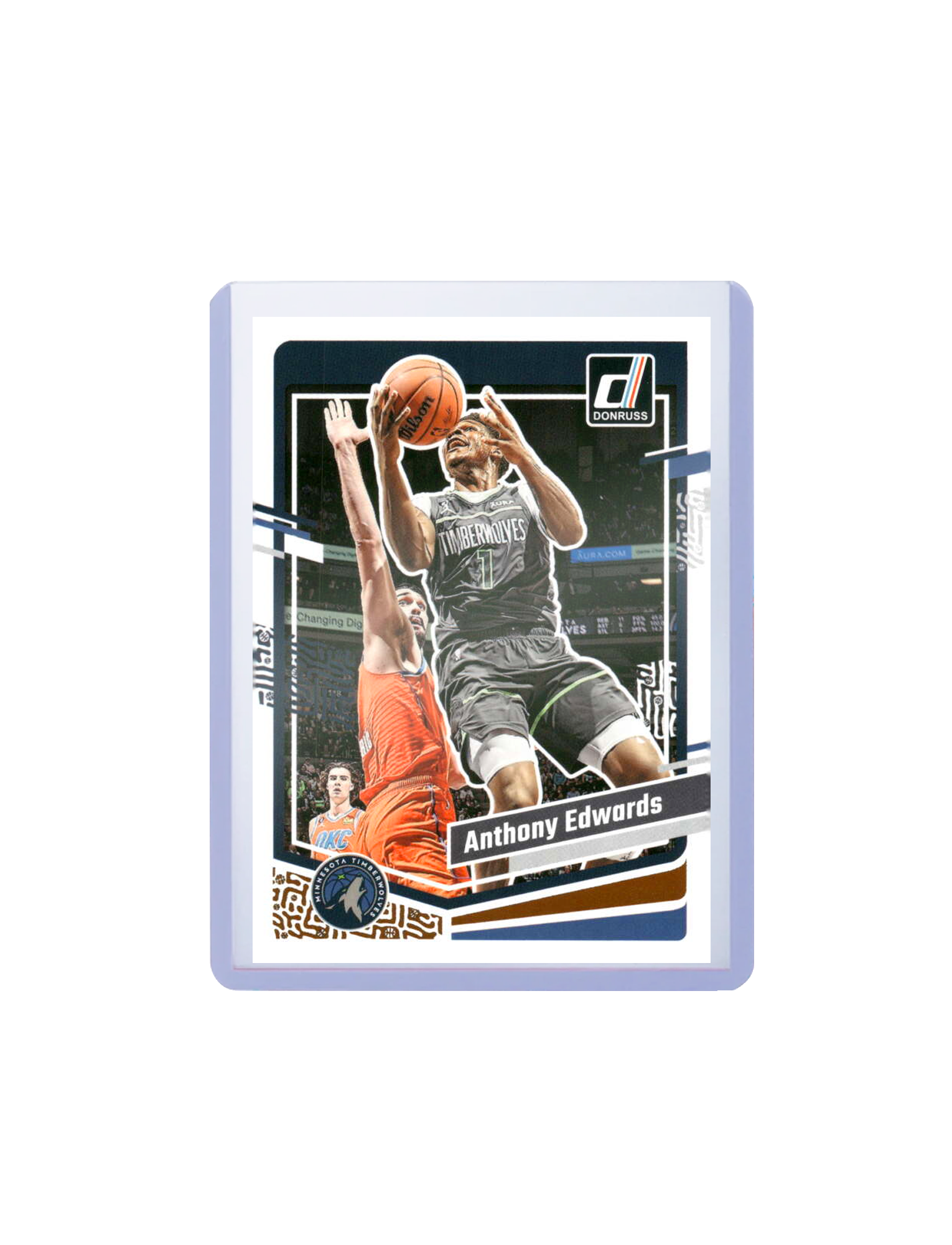 Anthony Edwards Minnesota Timberwolves Panini NBA 23-24 Donruss Base Card