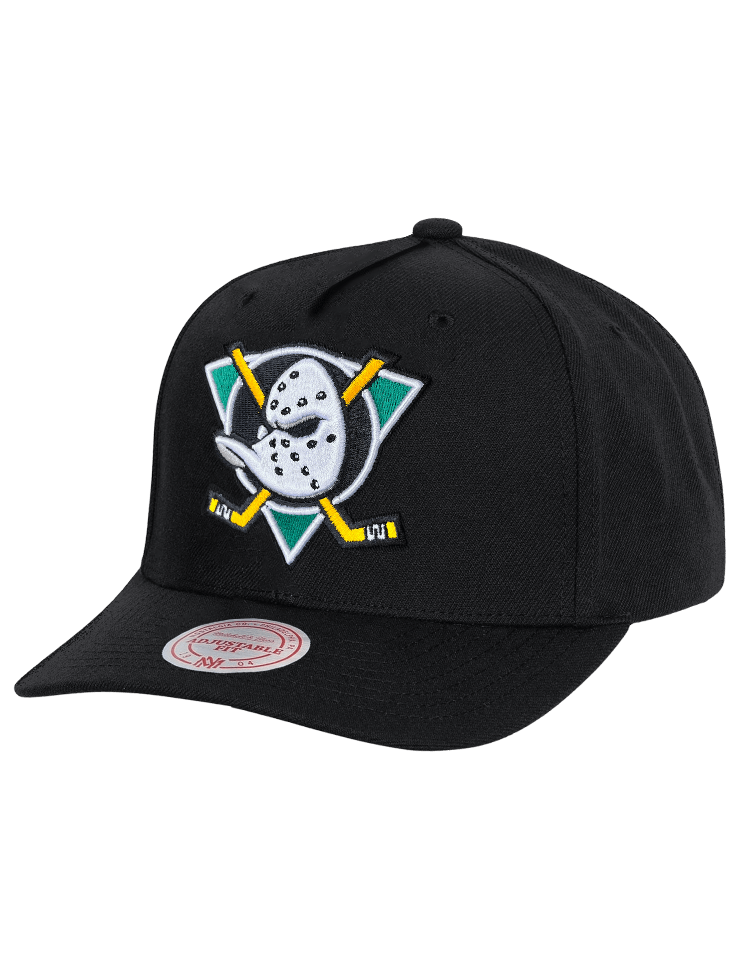 Anaheim Mighty Ducks Mitchell & Ness NHL MVP Snapback Hat - Black