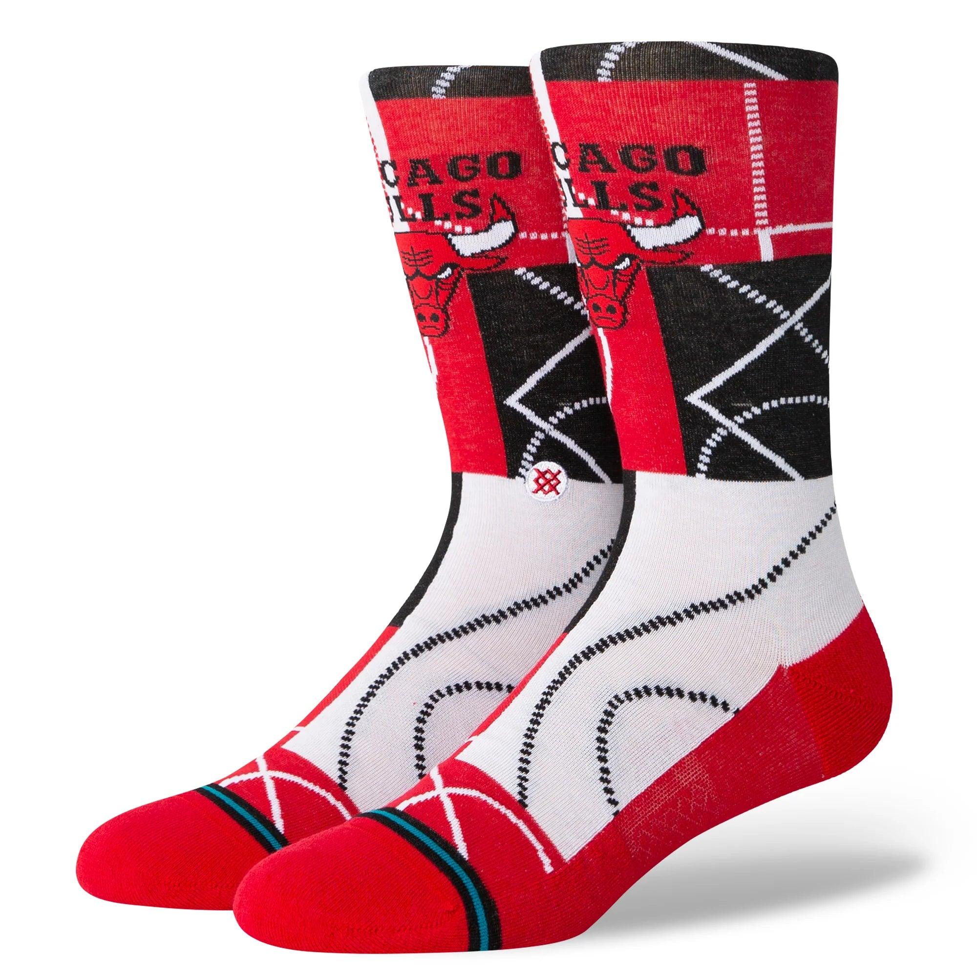 Chicago Bulls Stance NBA Zone Crew Socks - Red