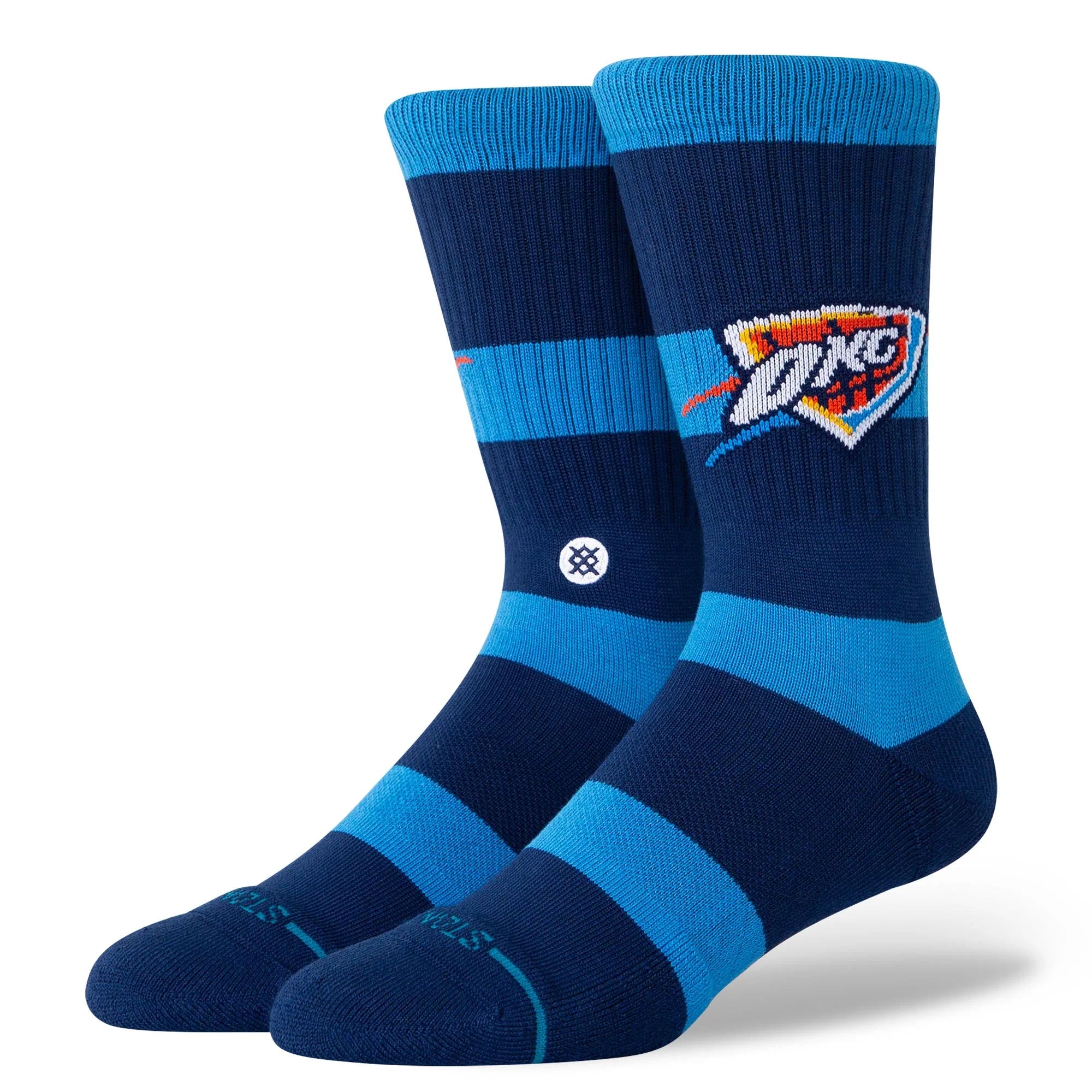 Oklahoma City Thunder Stance NBA Team Prep Crew Socks