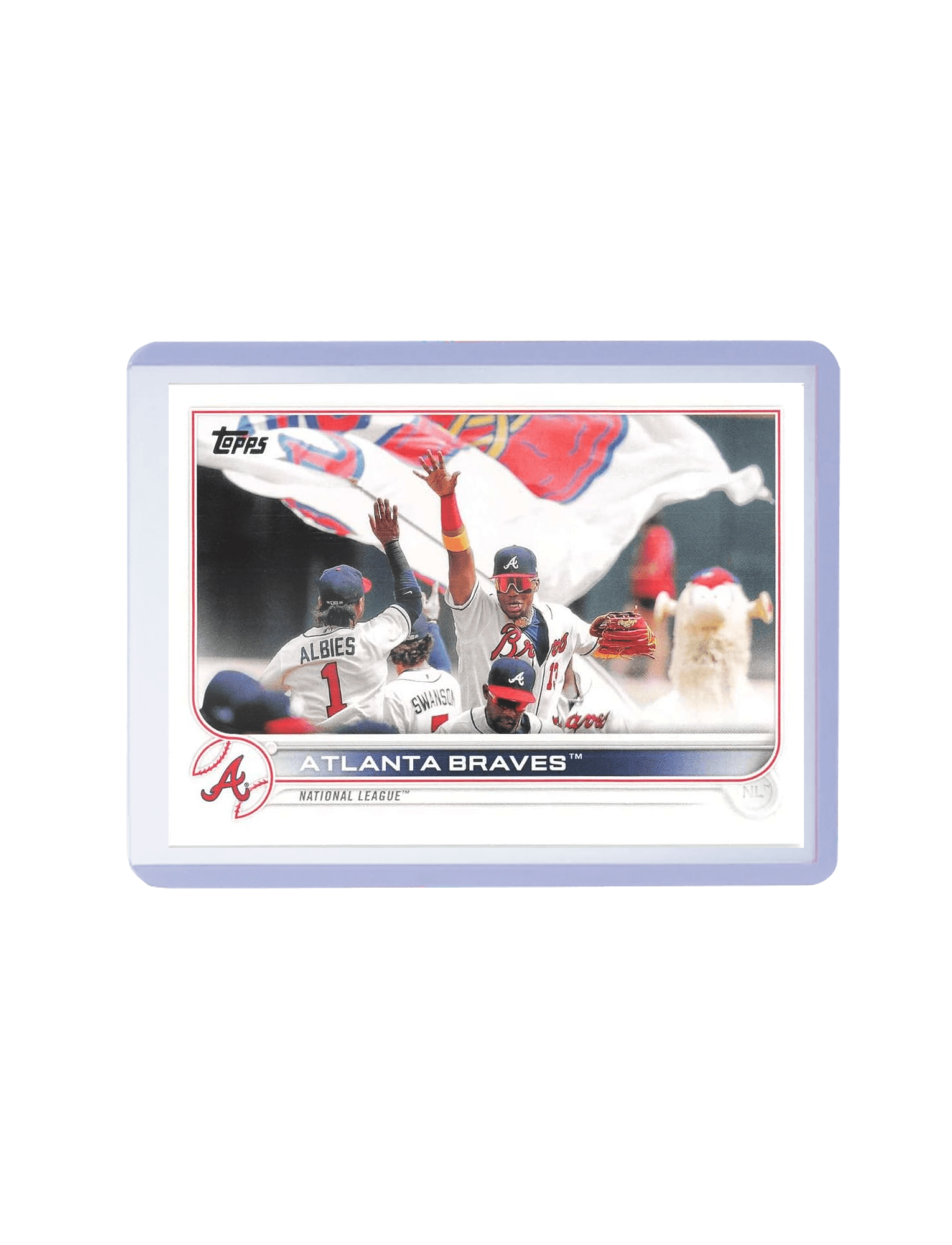 Atlanta Braves Topps MLB Series 1 22 Team Card