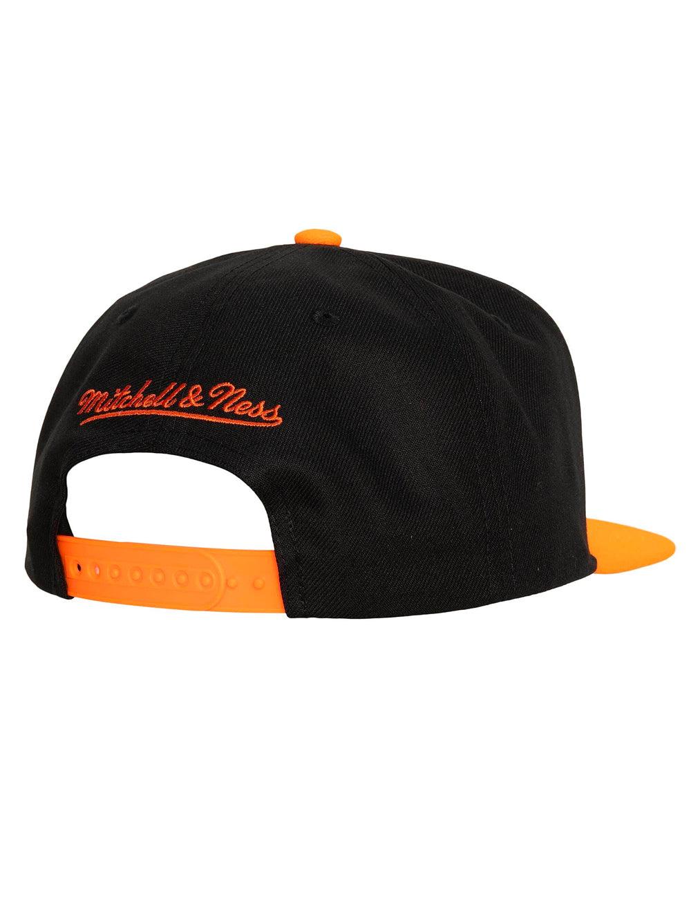 Anaheim Mighty Ducks Mitchell & Ness NHL Team 2 Tone 2.0 OG Snapback Hat - Black