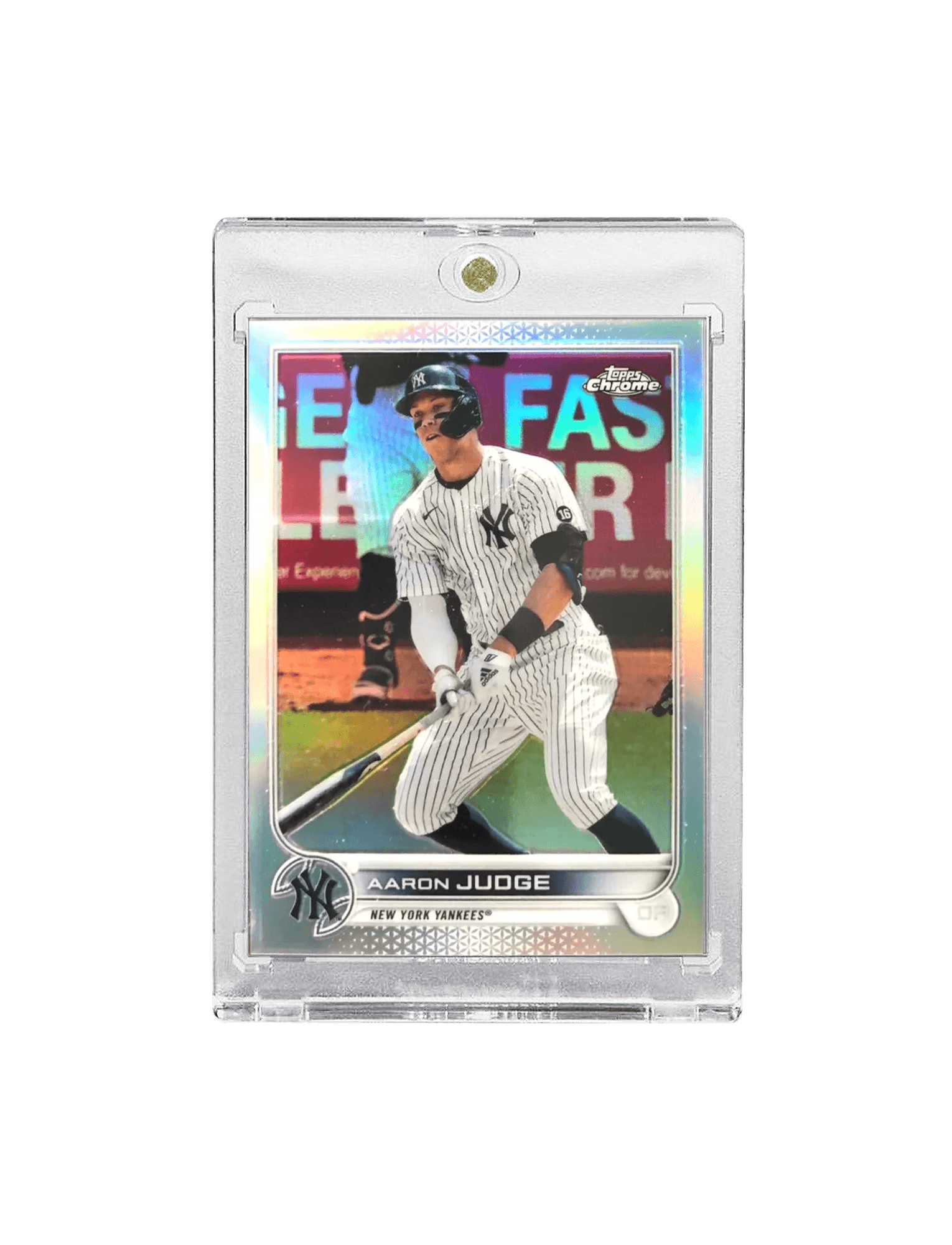 Aaron Judge New York Yankees Topps MLB Chrome 22 Refractor Card