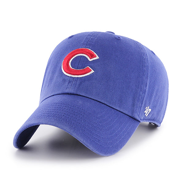 Chicago Cubs '47 MLB Team Clean Up Adjustable Strapback Hat - Blue