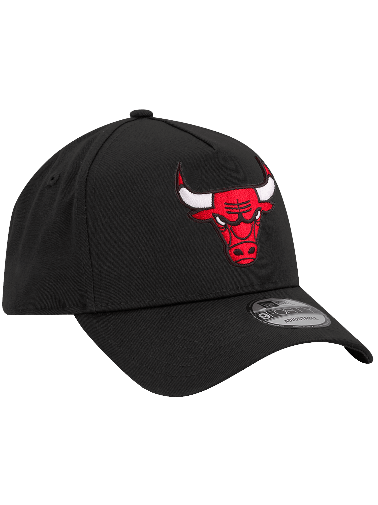 Chicago Bulls New Era NBA Team 9FORTY A-Frame Snapback Hat - Black