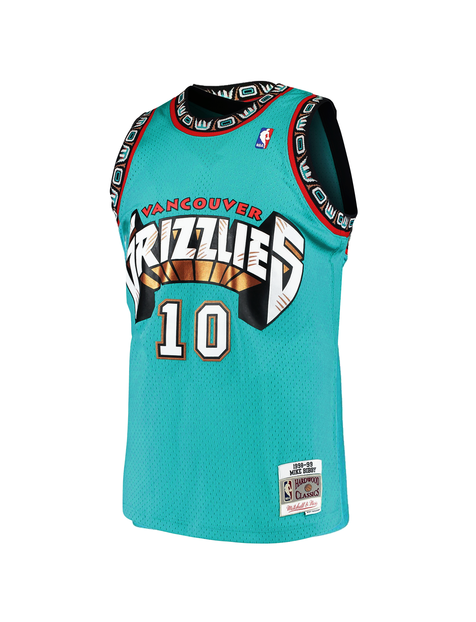 Mike Bibby Memphis Grizzlies Mitchell & Ness NBA 98-99 Swingman Jersey - Turquoise