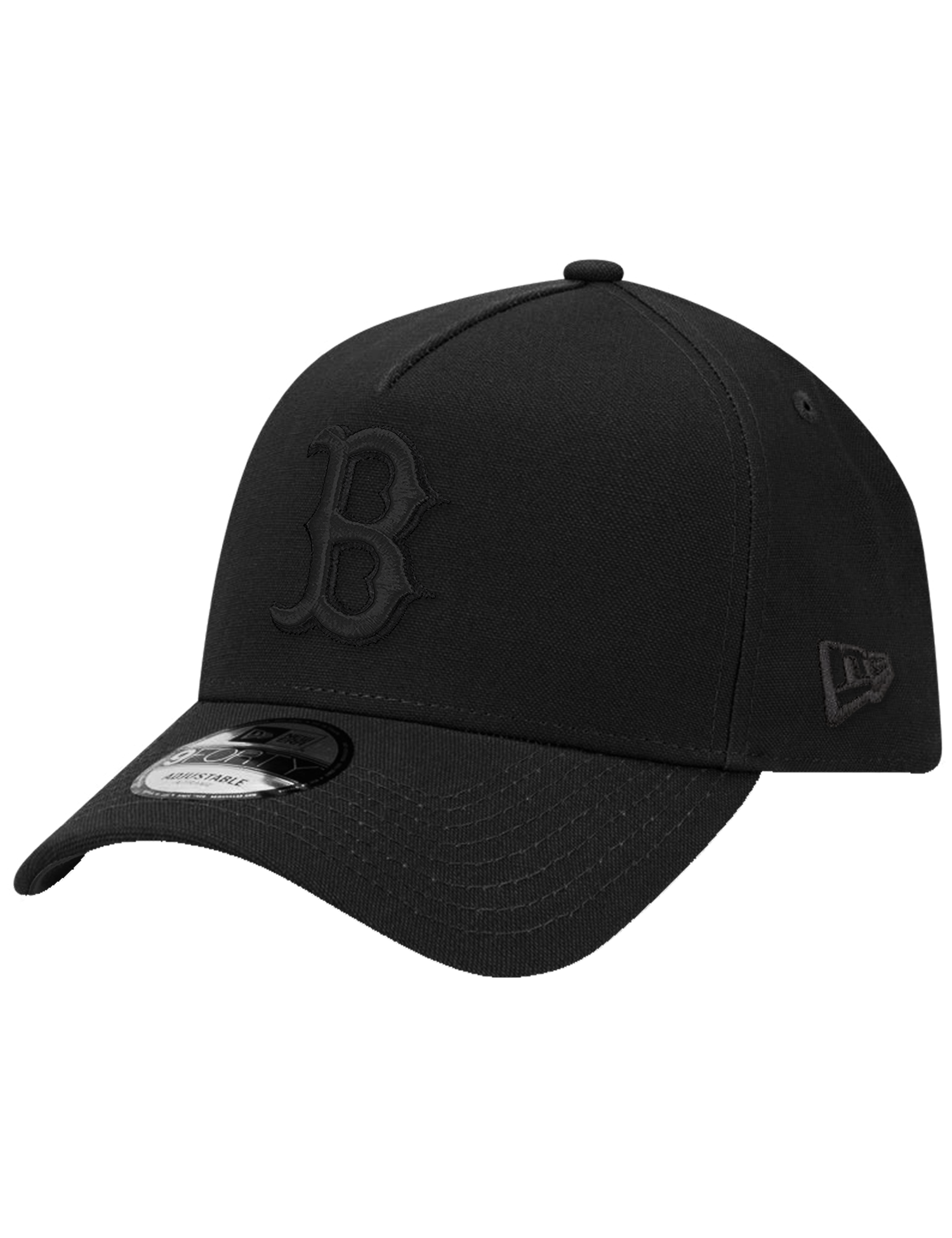 Boston Red Sox New Era MLB Black on Black 9FORTY A-Frame Snapback Hat