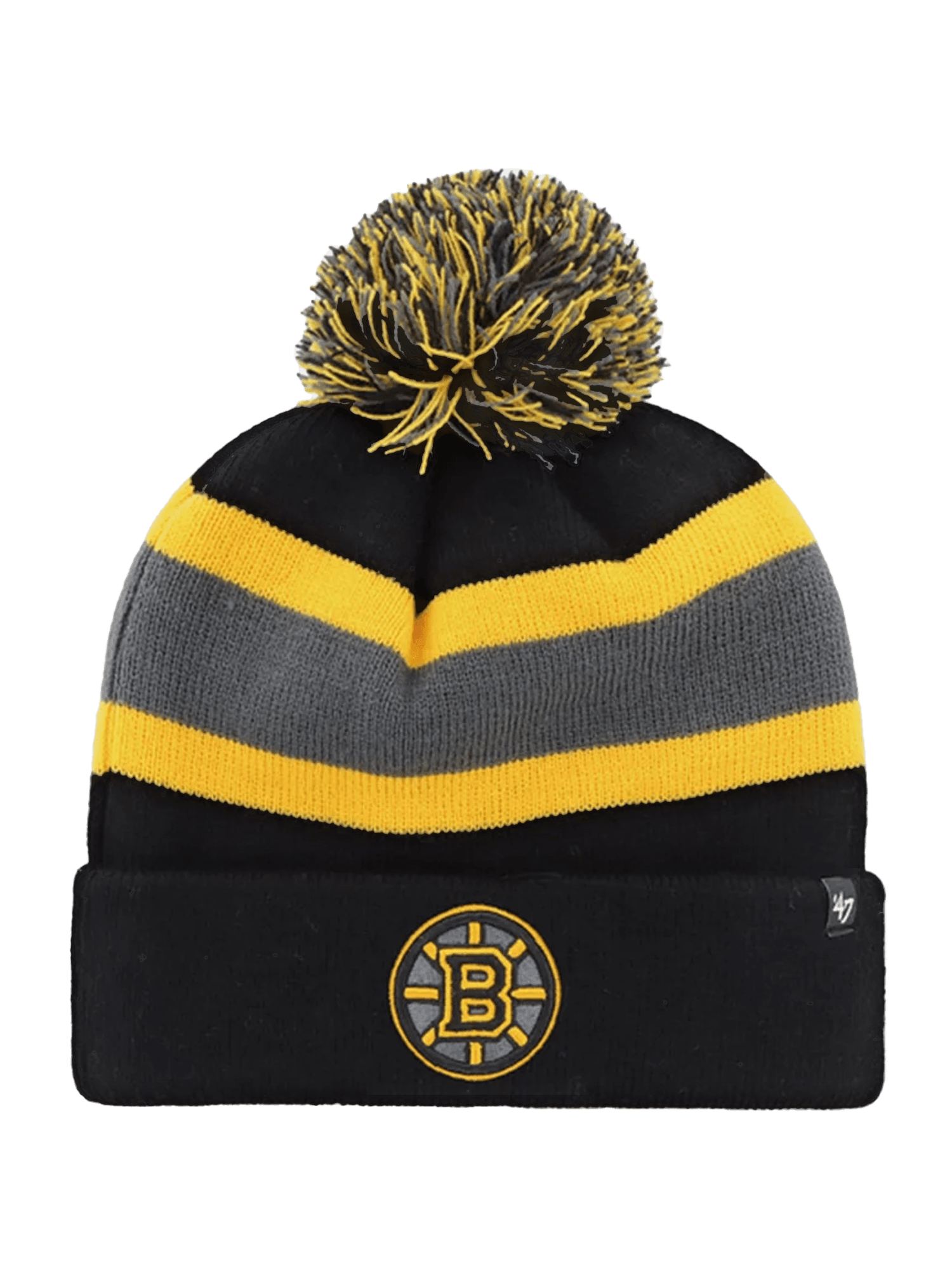 Boston Bruins '47 NHL Highlight Breakaway Knit Beanie - Black