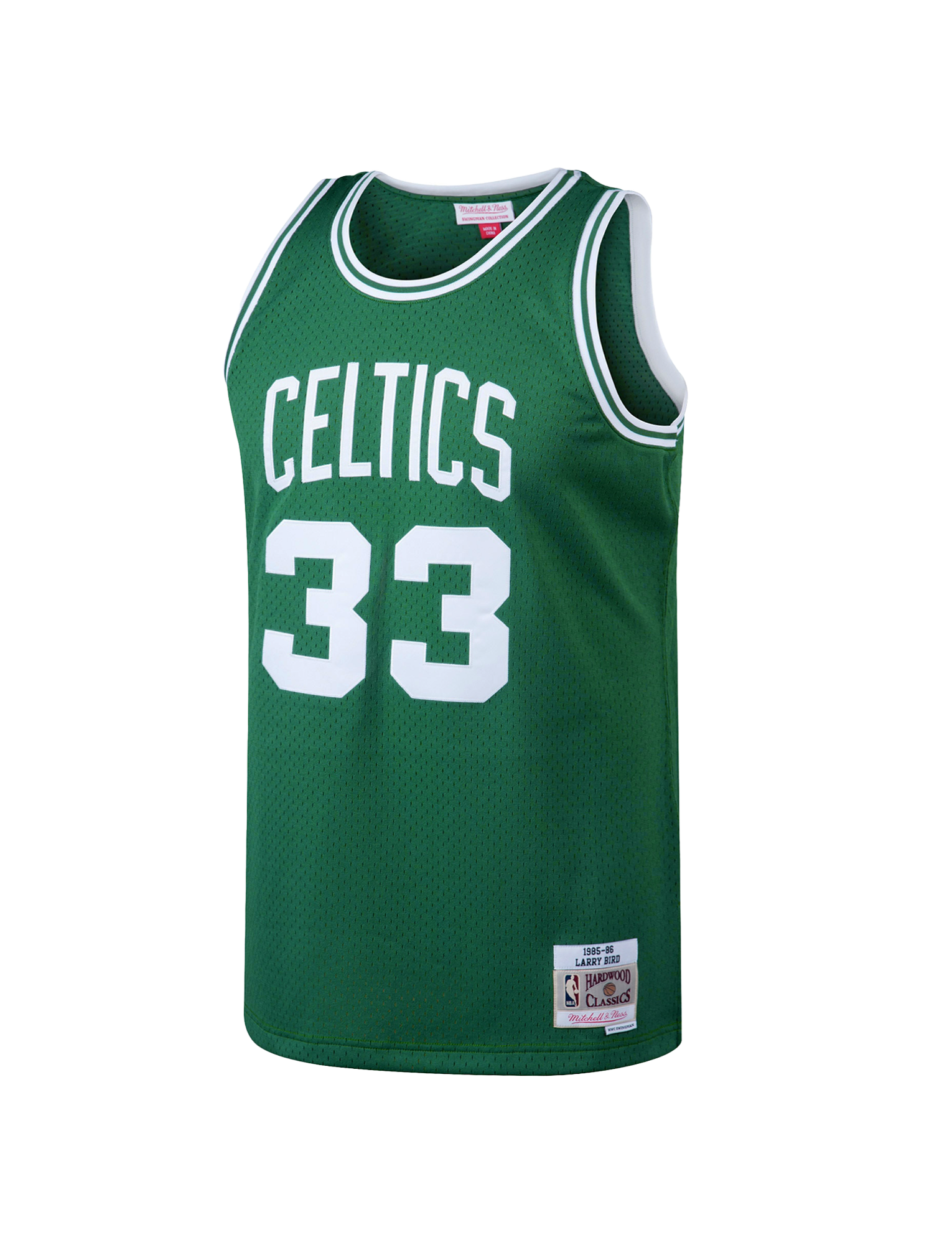 Larry Bird Boston Celtics Mitchell & Ness NBA 85-86 Swingman Jersey - Green