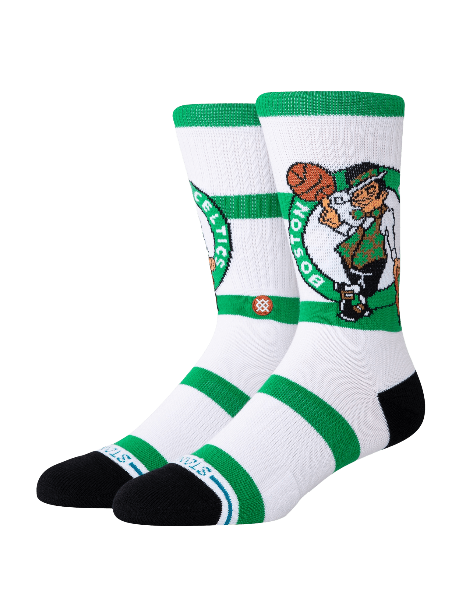 Boston Celtics Stance NBA Team Prep Crew Socks