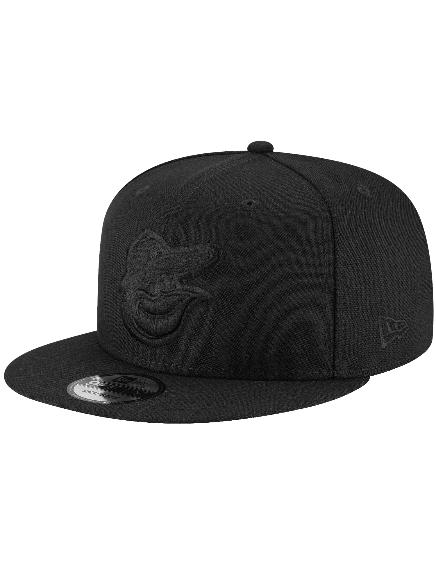 Baltimore Orioles New Era MLB Black On Black 9FIFTY Snapback Hat