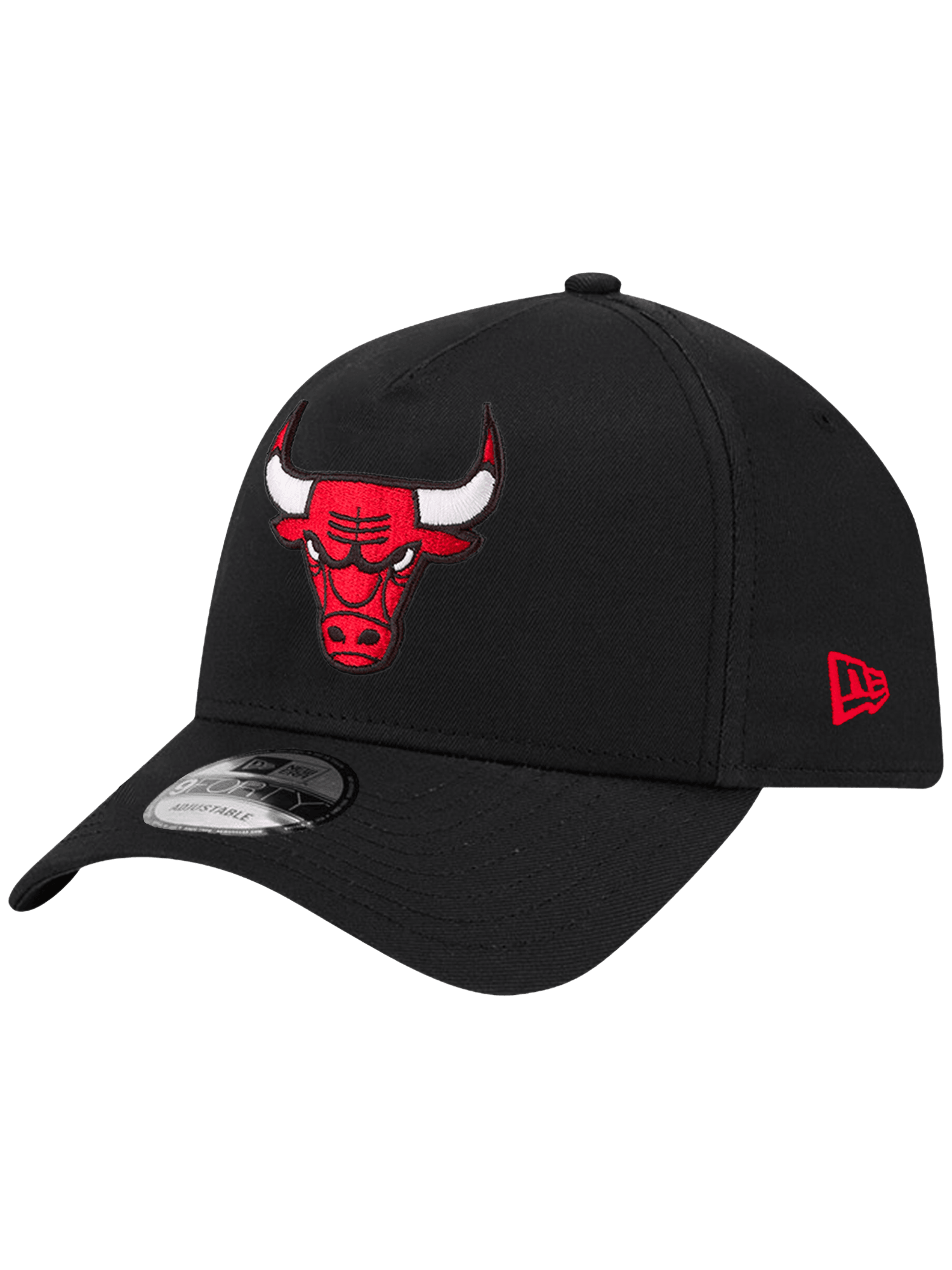 Chicago Bulls New Era NBA Team 9FORTY A-Frame Snapback Hat - Black