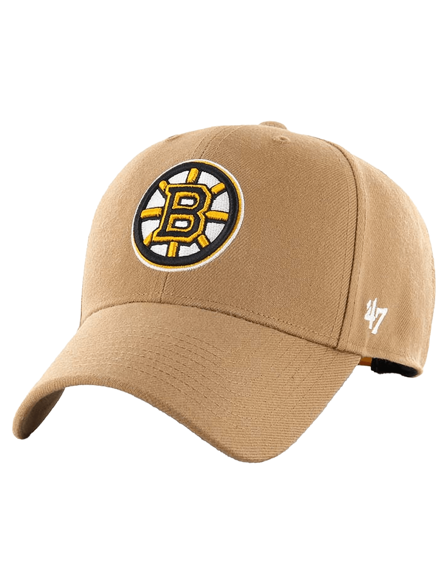 Boston Bruins '47 NHL Team MVP Snapback Hat - Camel