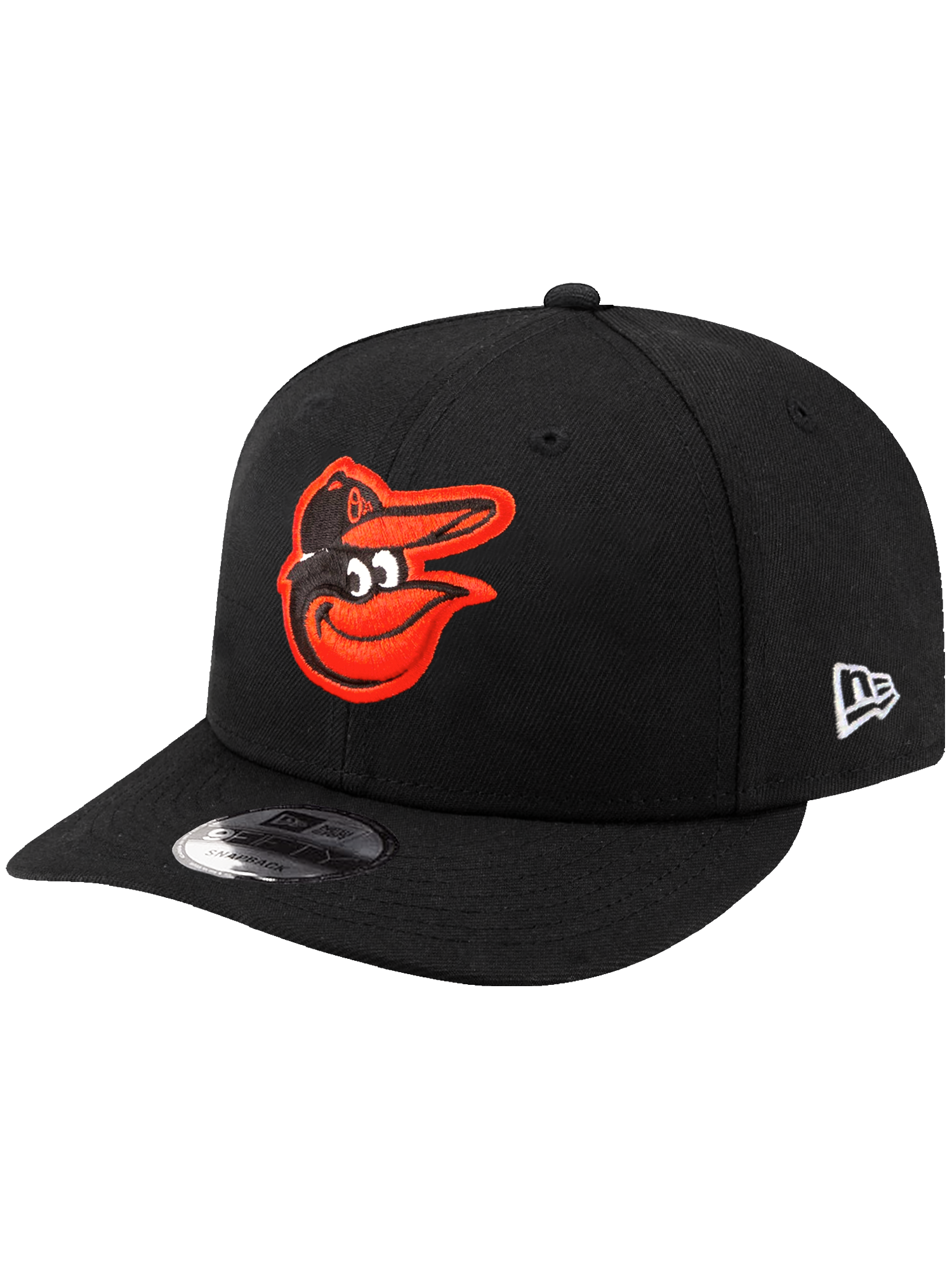 Baltimore Orioles New Era MLB Team 9FIFTY Pre-Curved Snapback Hat - Black