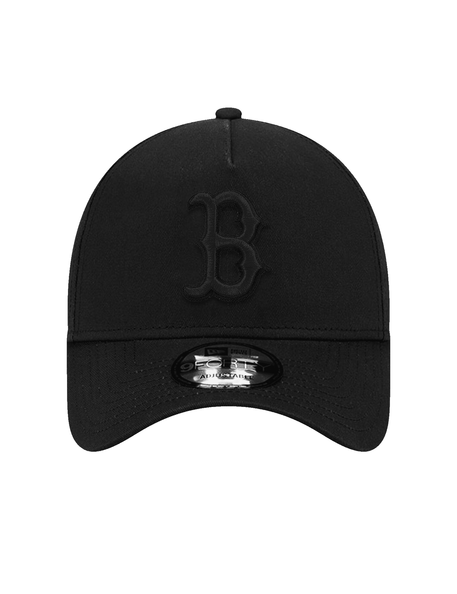 Boston Red Sox New Era MLB Black on Black 9FORTY A-Frame Snapback Hat