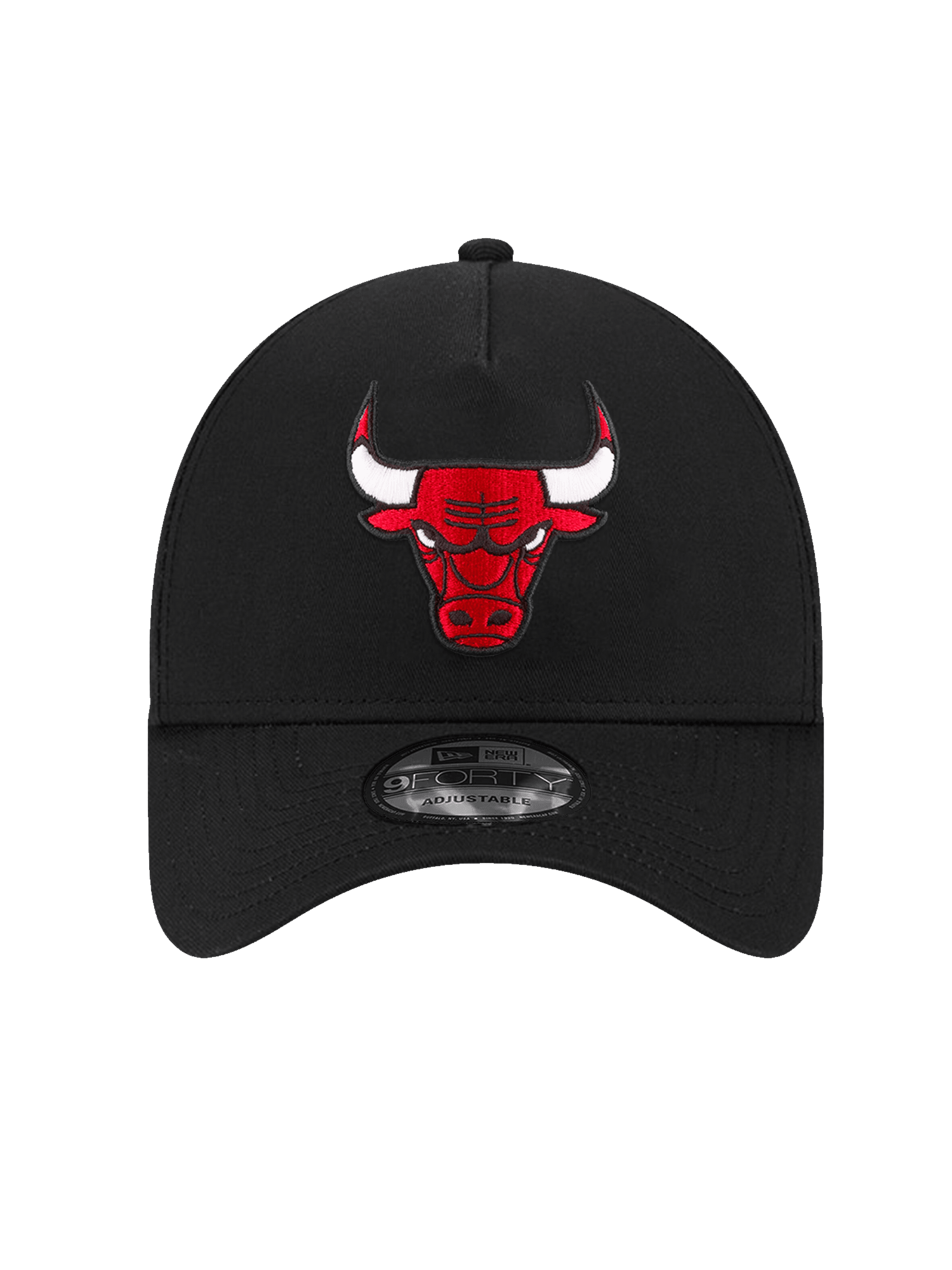 Chicago Bulls New Era NBA Team 9FORTY A-Frame Snapback Hat - Black